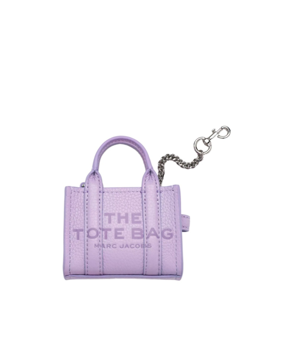 Marc Jacobs The Nano Tote Bag Charm In Purple