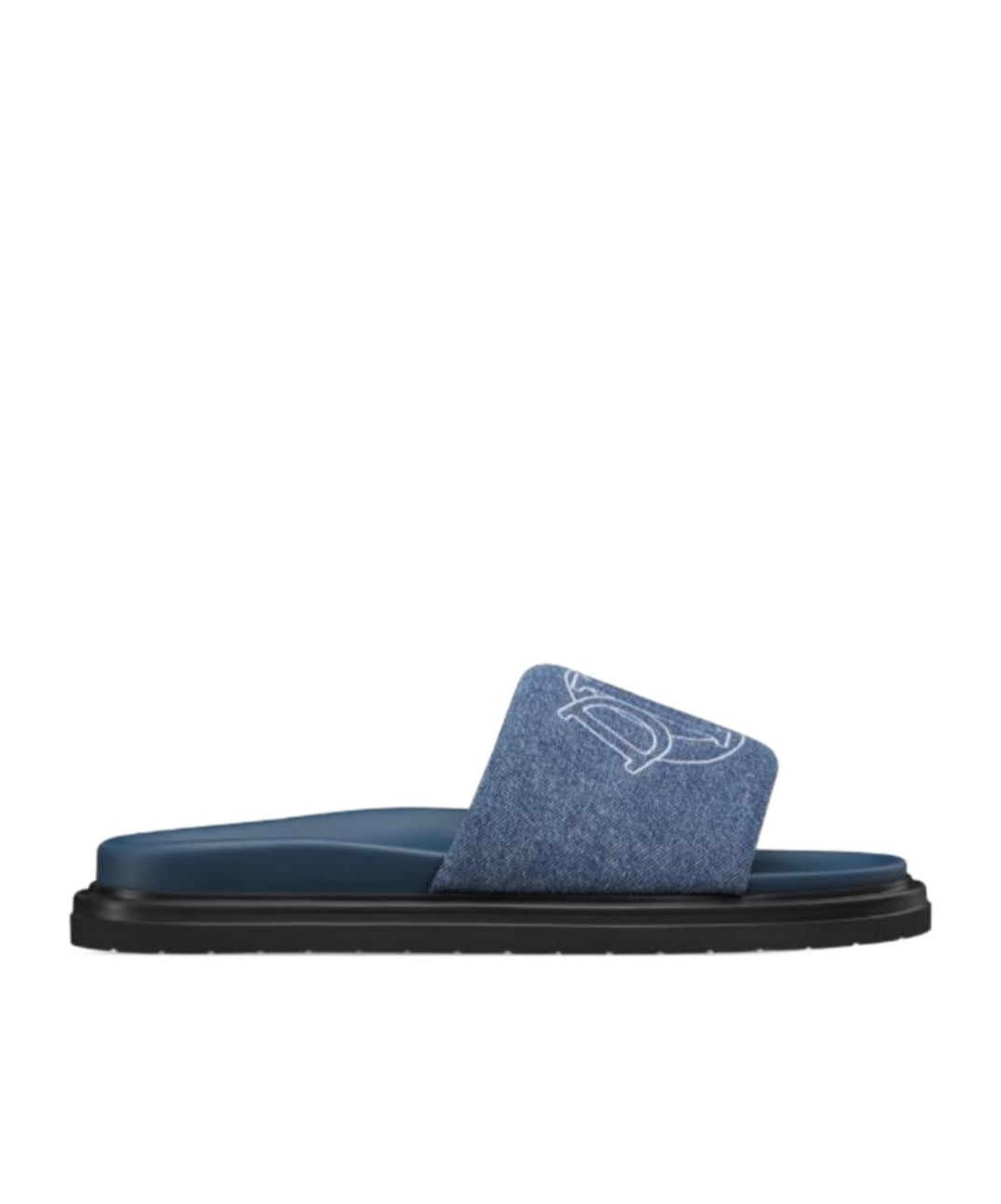 DIOR DIOR HOMME AQUA SLIP-ON SANDALS 