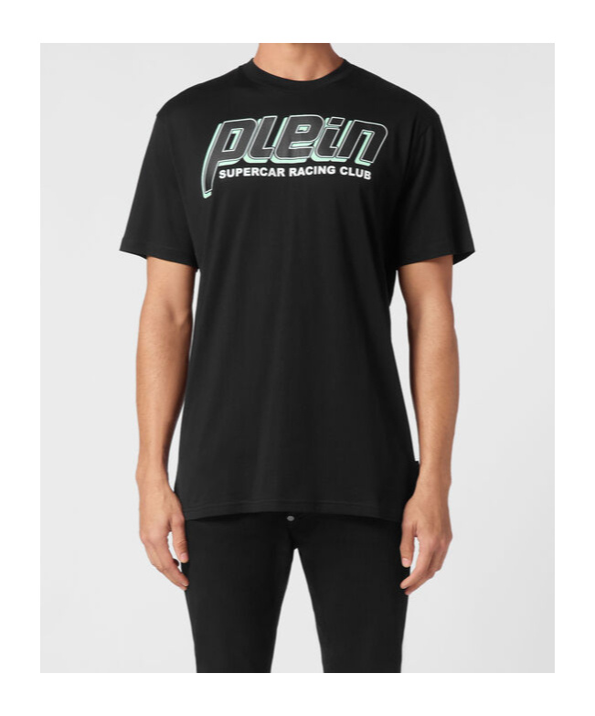 Shop Philipp Plein Plain Jersey T-shirt In Black