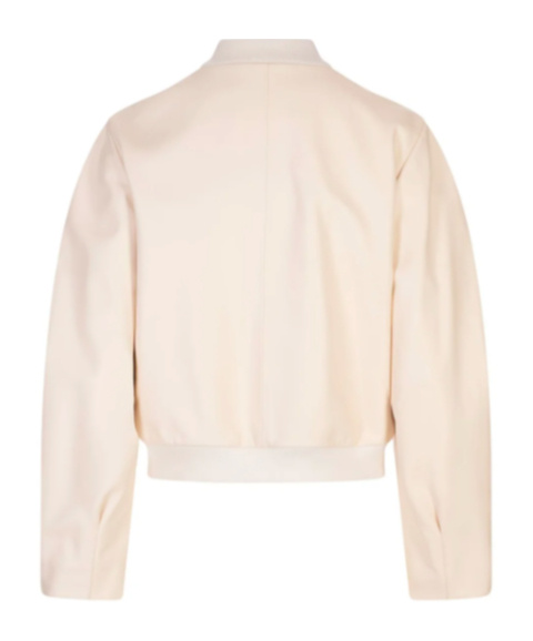 Fabiana Filippi Zip-up Bomber Jacket In Neutral
