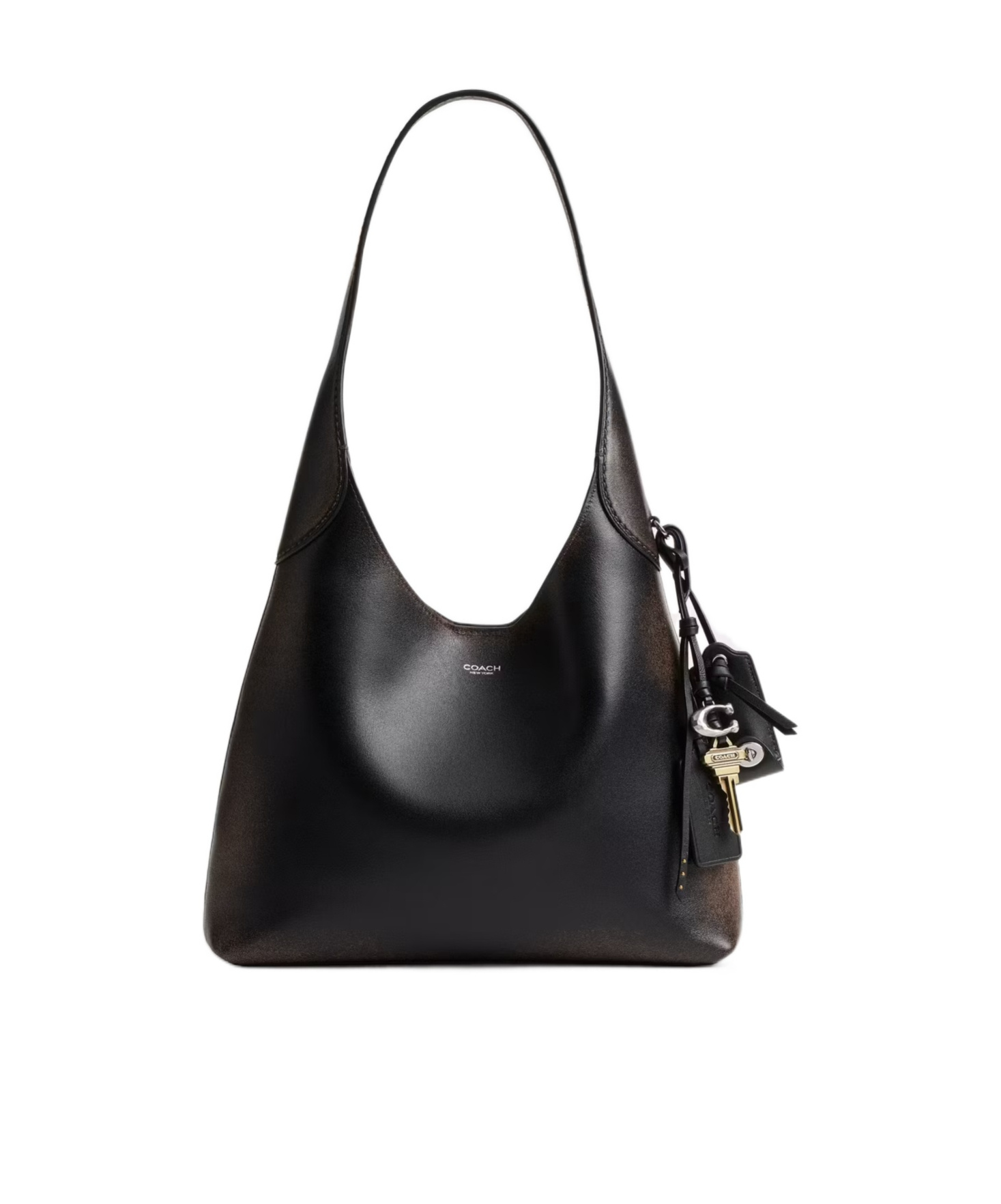 Coach Brooklyn Shoulder Bag 28 In Loved Leather In Multi