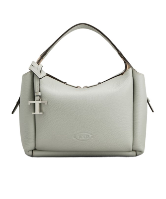 Tod's Mini Bowling Tote Bag In Gray