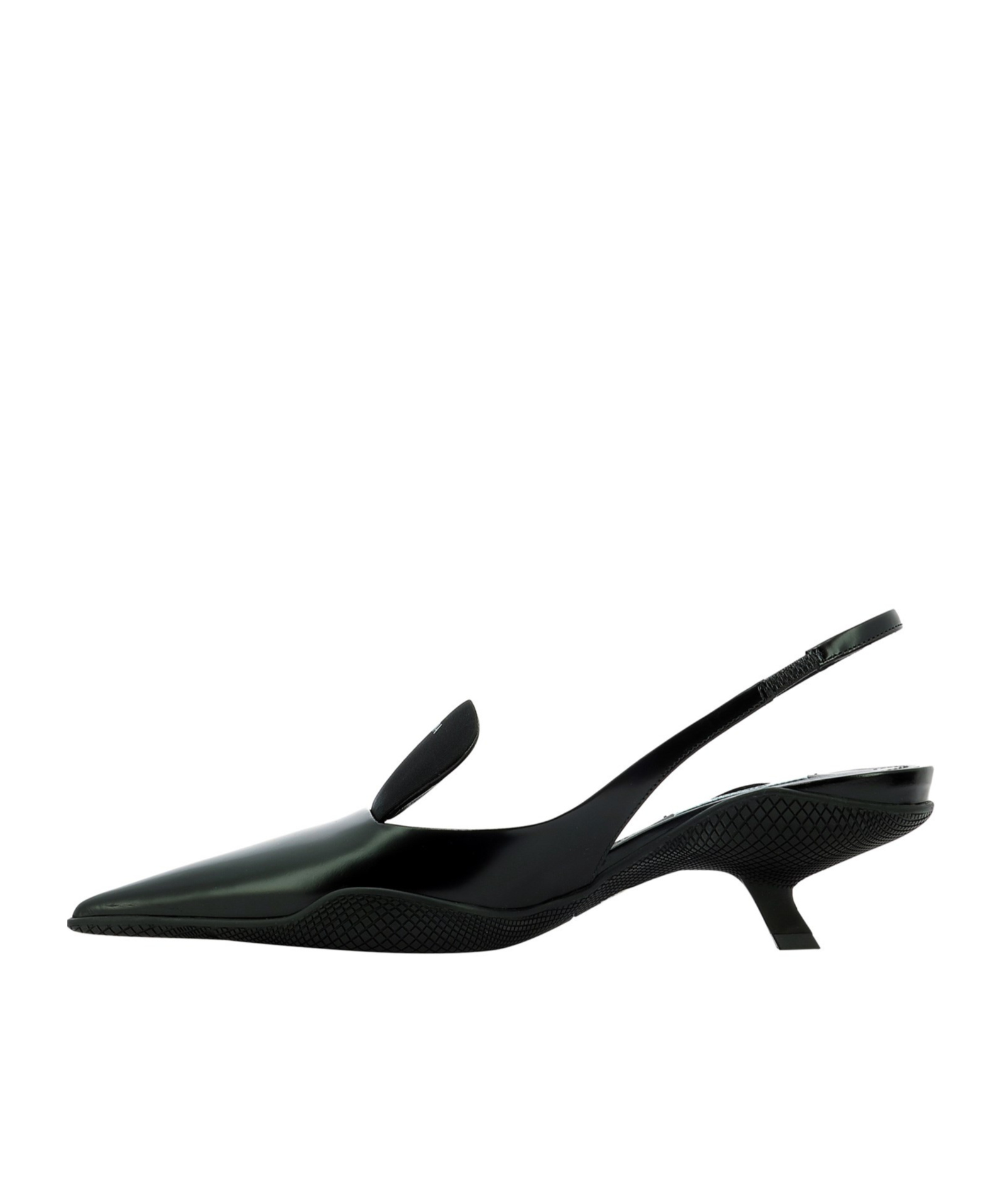 Prada 65mm Slingback Pumps In Black