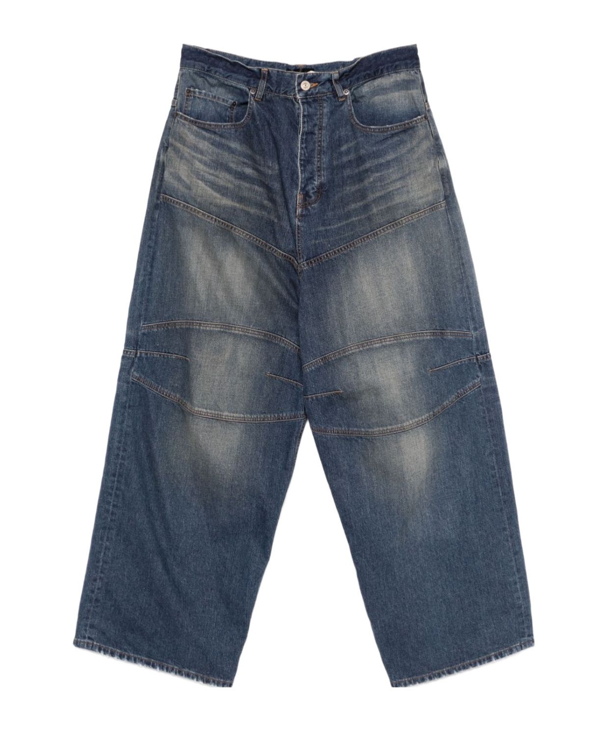 Balenciaga Baggy Jeans In Blue