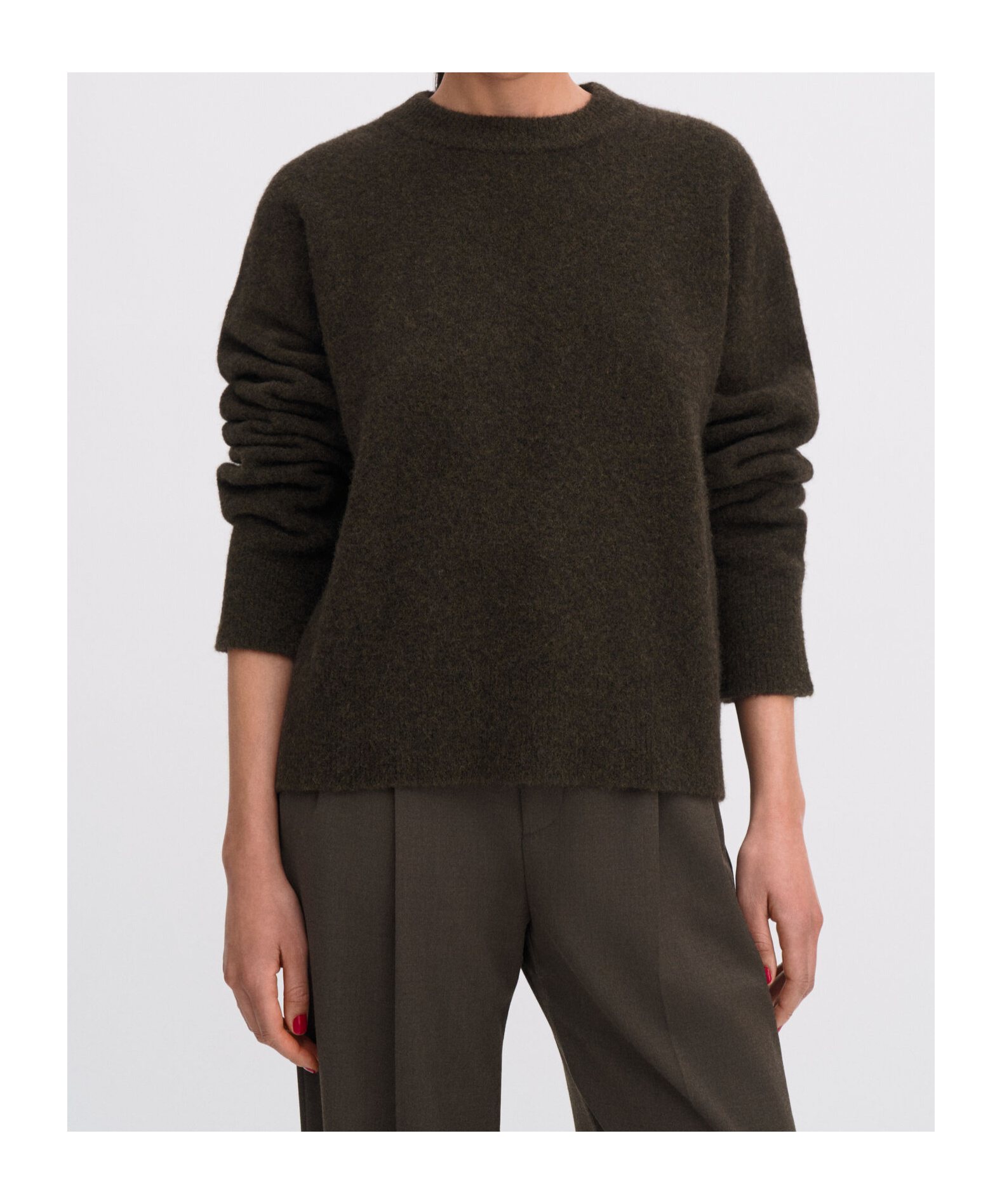 Filippa K Crewneck Sweater In Green
