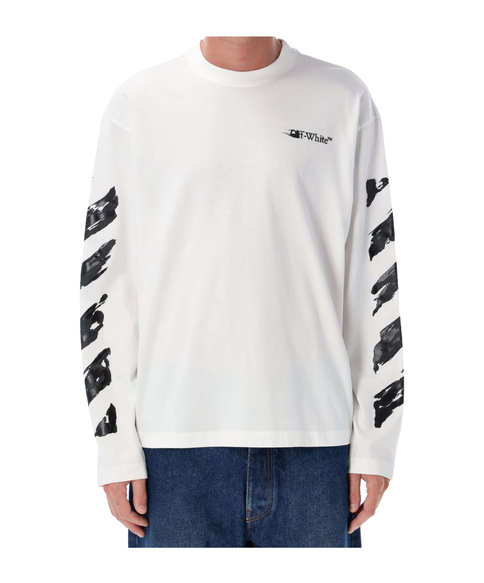 Off-white Long-sleeved T-shirt In White