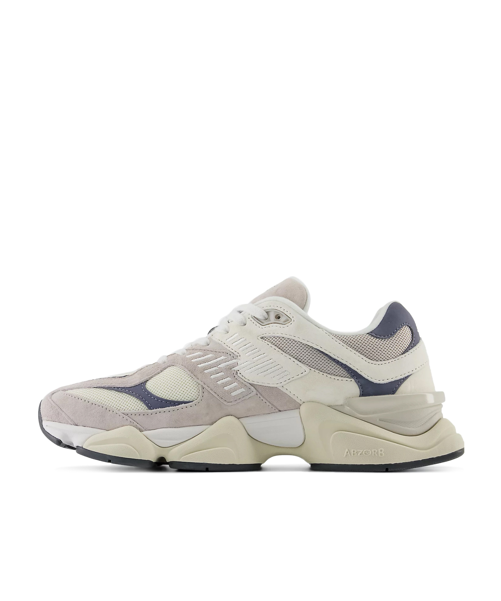 New Balance 9060 Low-top Suede And Mesh Sneakers In Nude