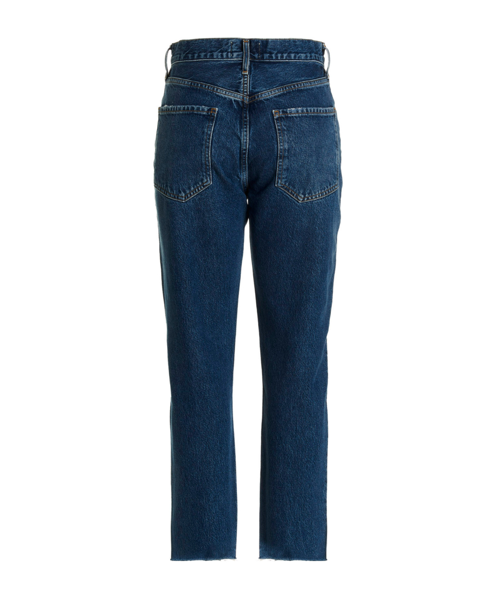 Agolde Riley Straight-leg Jeans In Blue