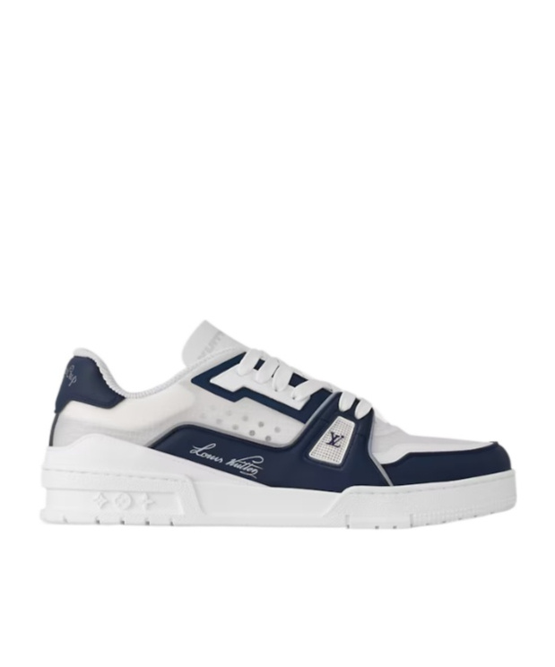 Pre-owned Louis Vuitton Lv Trainer Sneakers In White