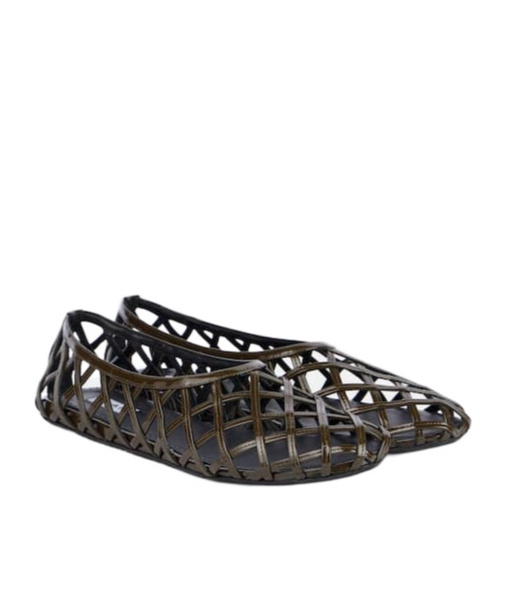 Alaïa Reclining Ballet Flats In Brown