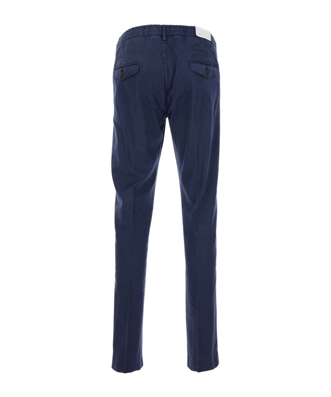 Eleventy Blu Drawstring Waist Pants In Blue