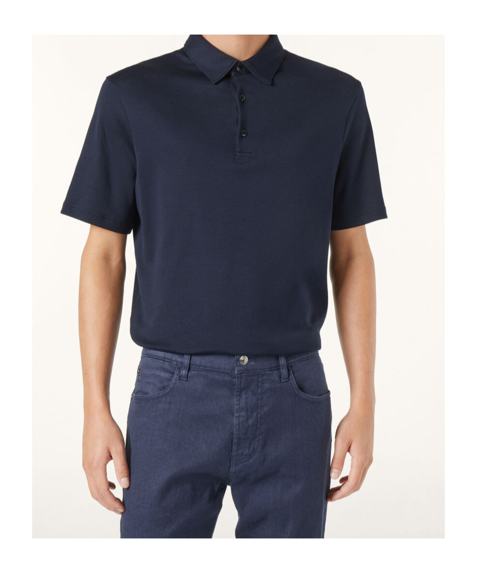 Loro Piana Short-sleeved Polo Shirt In Black