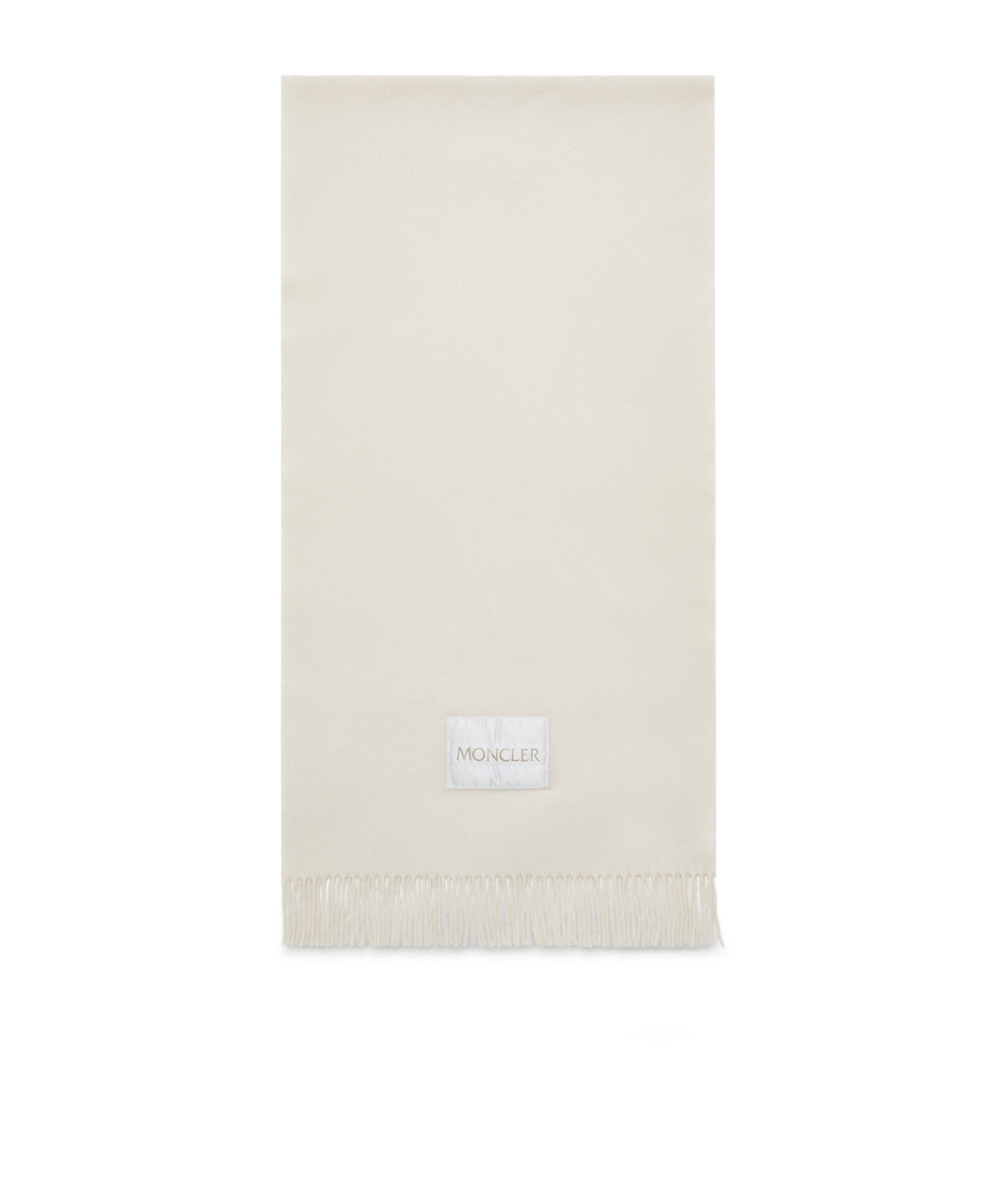 Moncler Wool Felt Scarf In White