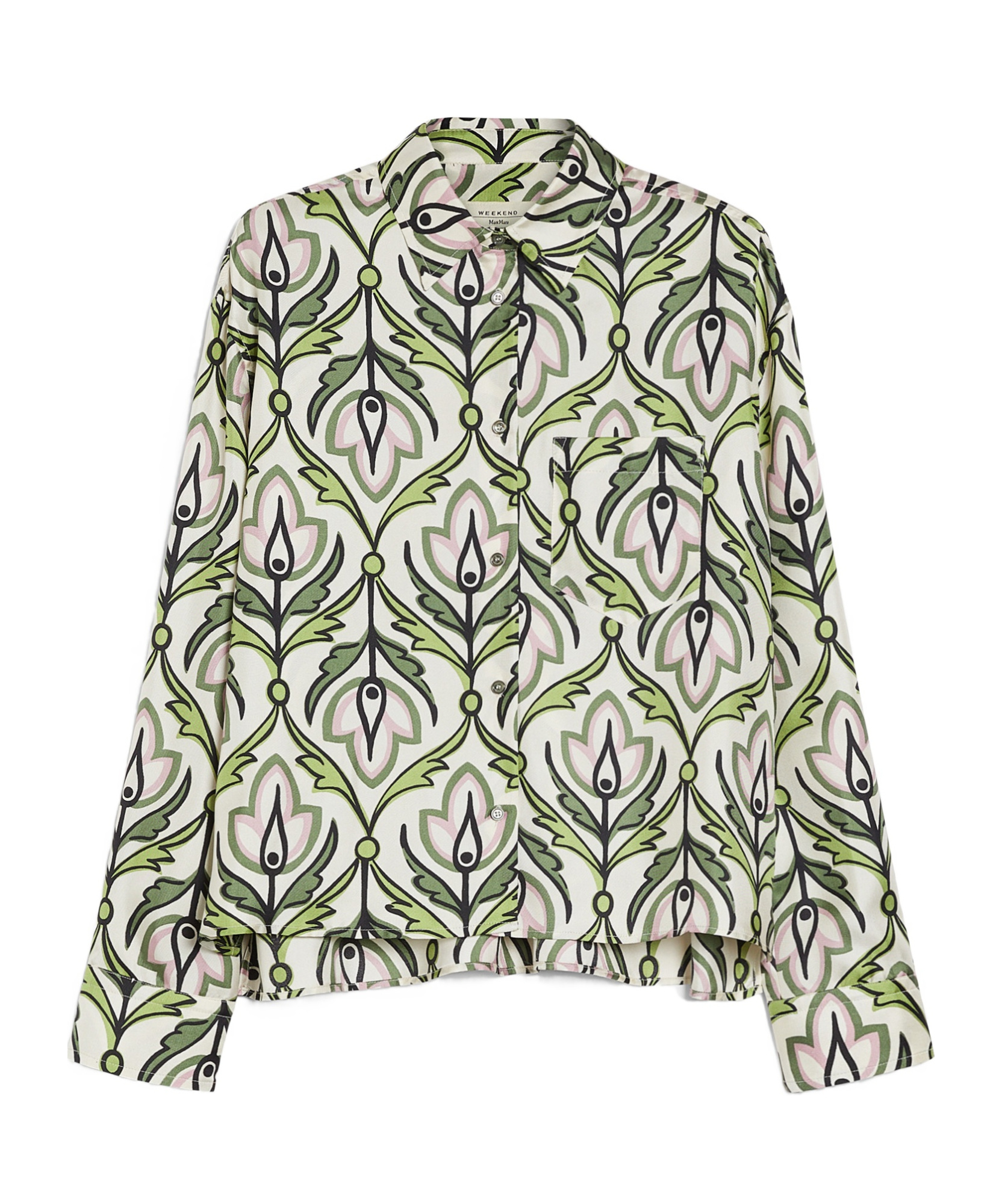Weekend Max Mara Max Mara Weekend Enfasi Long-sleeved Shirt In White