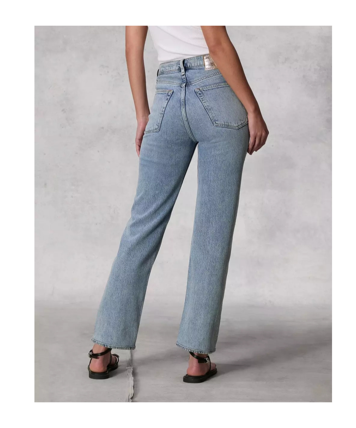 Shop Rag & Bone Harlow Jeans In Gray