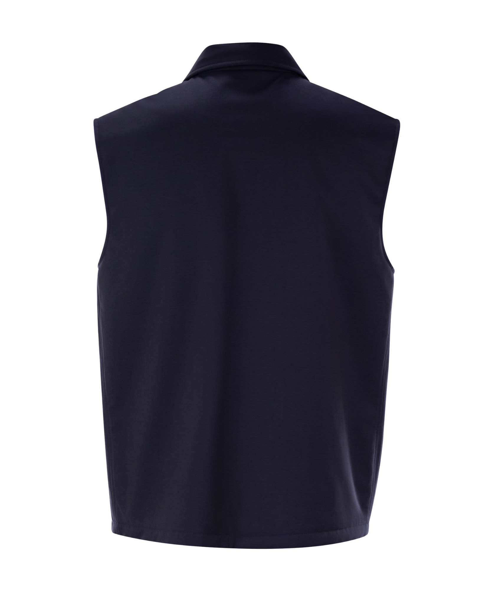 Brunello Cucinelli Sleeveless Designer Vest In Virgin Wool In Black