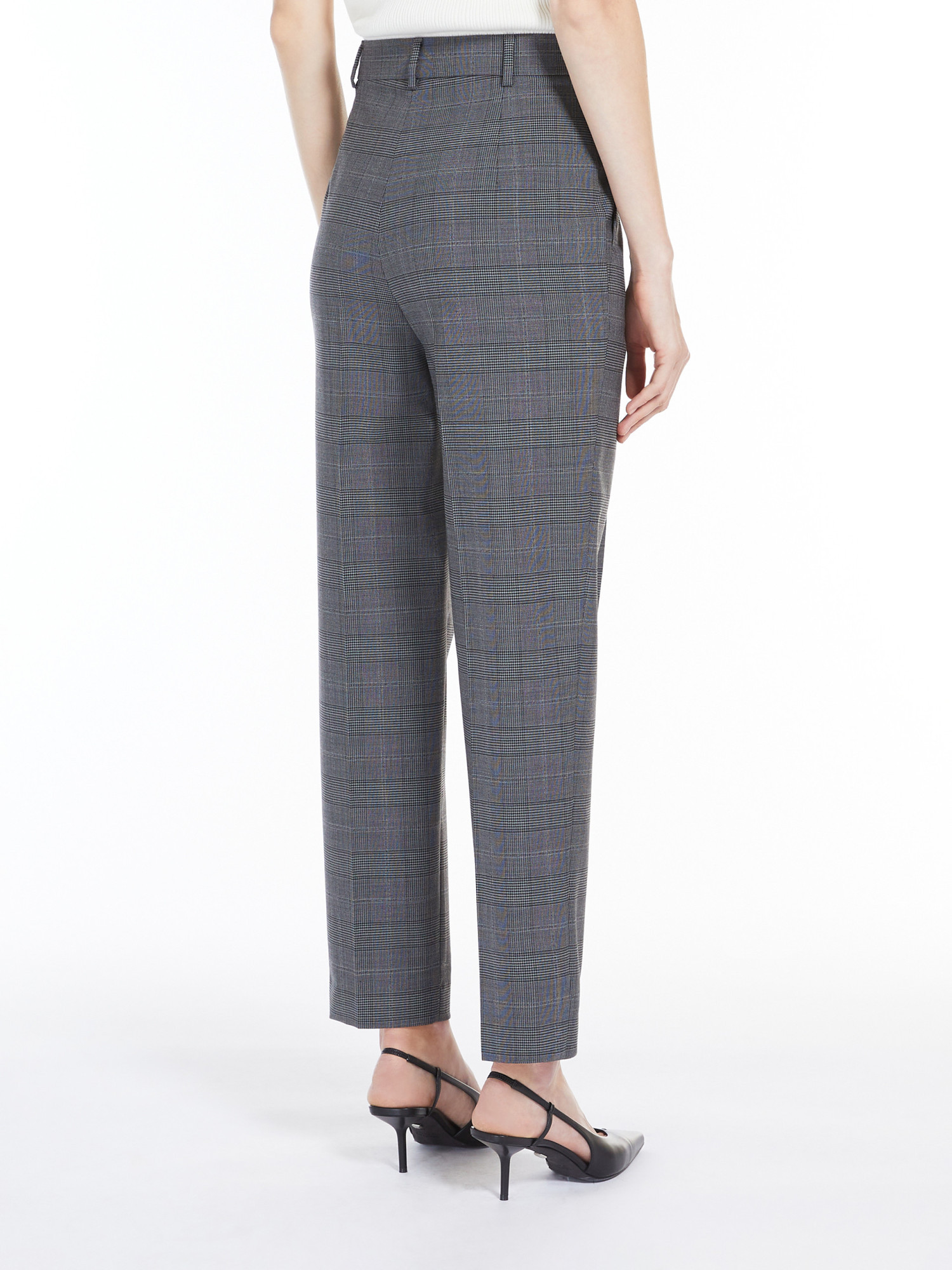 Max Mara Carrot Cut Pants In Gray