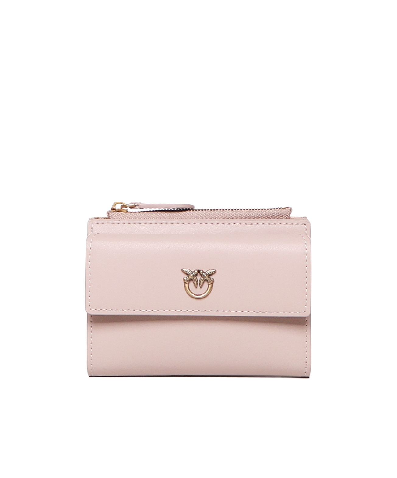 Pinko Logo Wallet In Pink