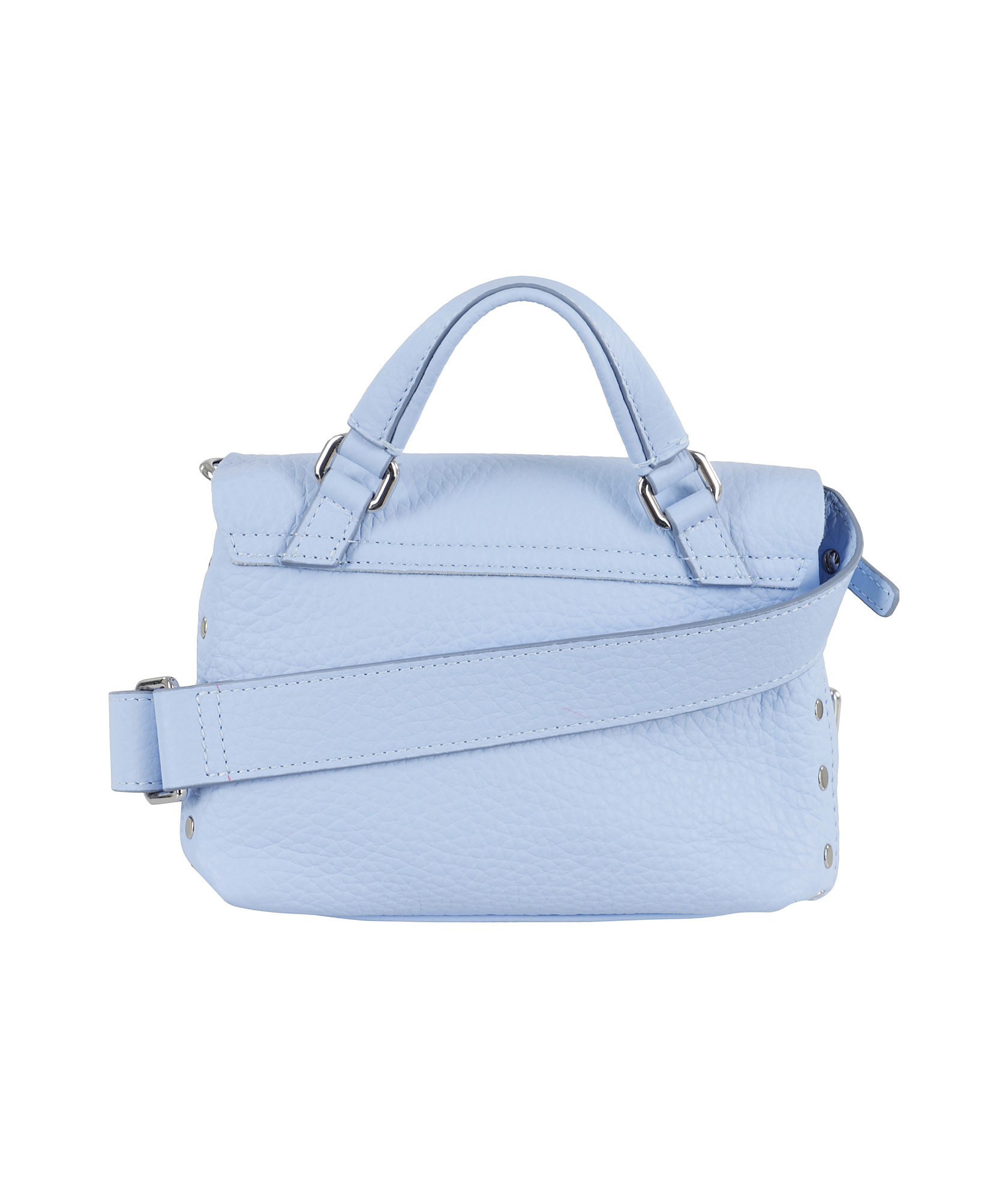 Shop Zanellato Flip Shoulder Bag In Blue