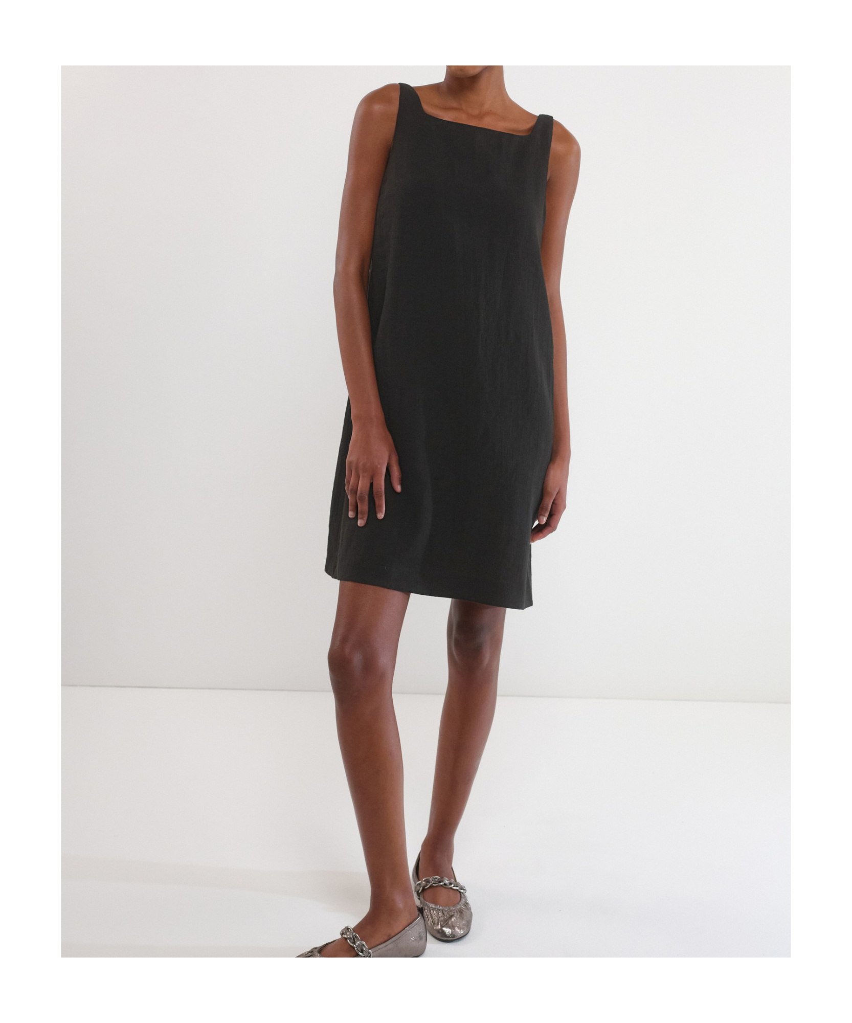 Marella Eufrate Mini Dress In Black In Black