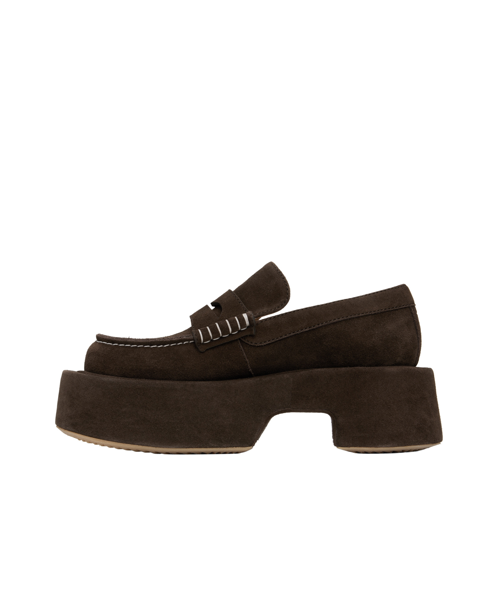 Jw Anderson Round Toe Loafers In Brown