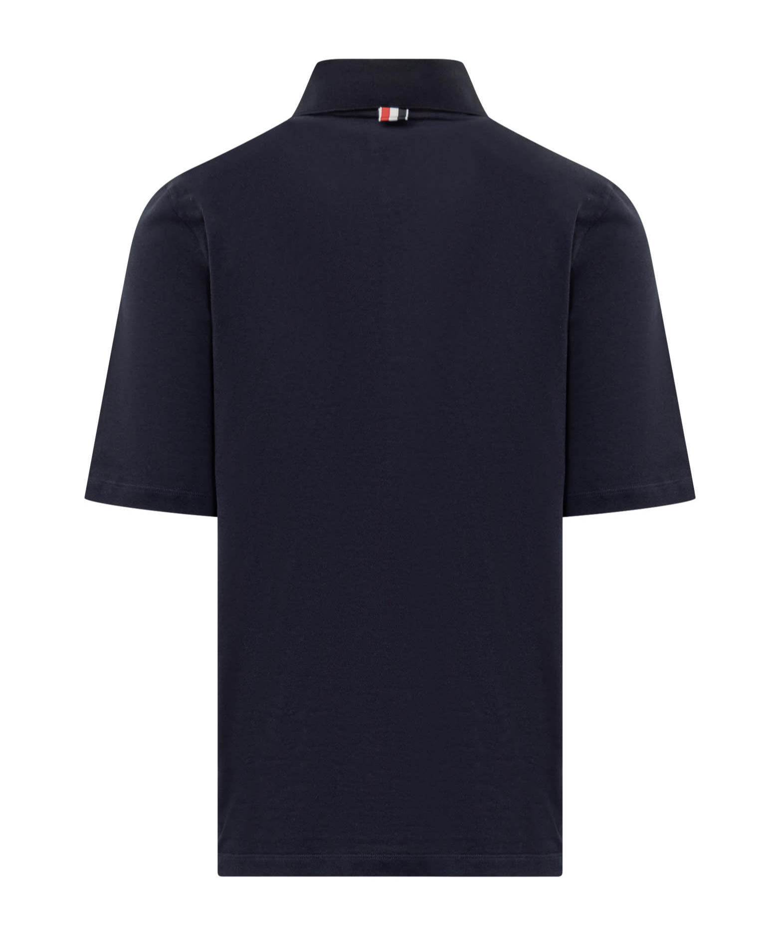 Thom Browne Polo Shirt Whit Iconic Bands In White