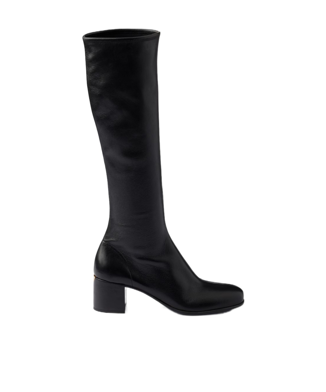 Prada Stretch Nappa Leather Boots In Black