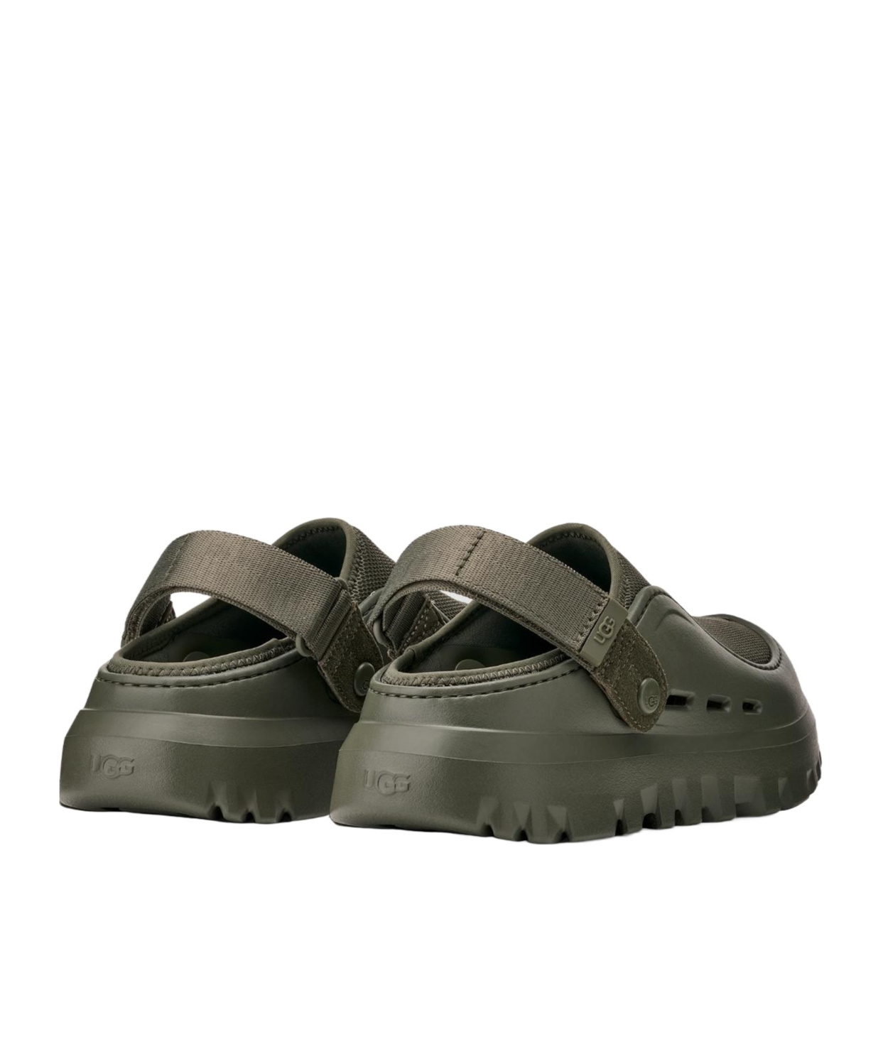 Shop Ugg Peakmod Clogs In Green