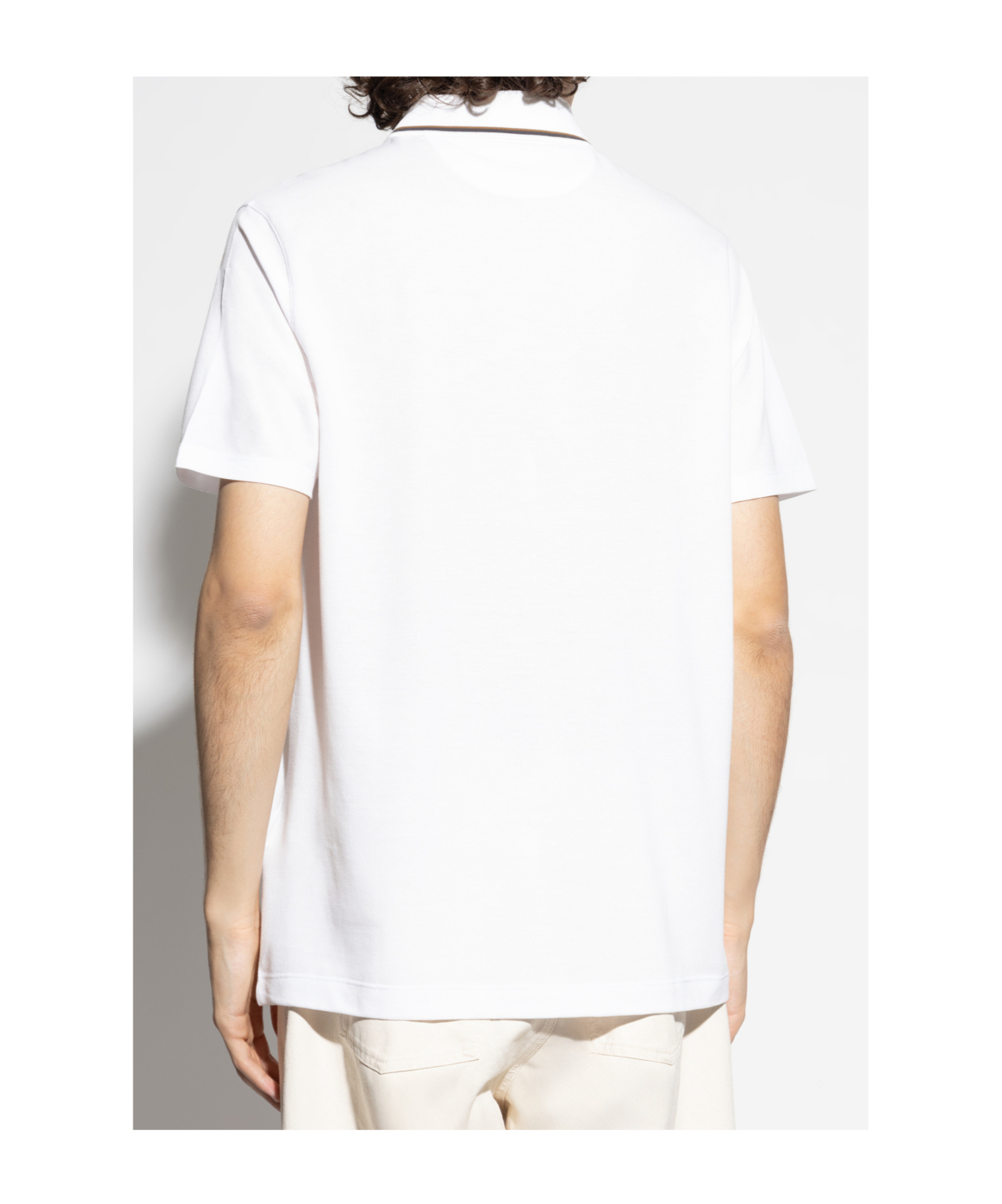 Paul & Shark Contrasting Details Polo Shirt In Brown