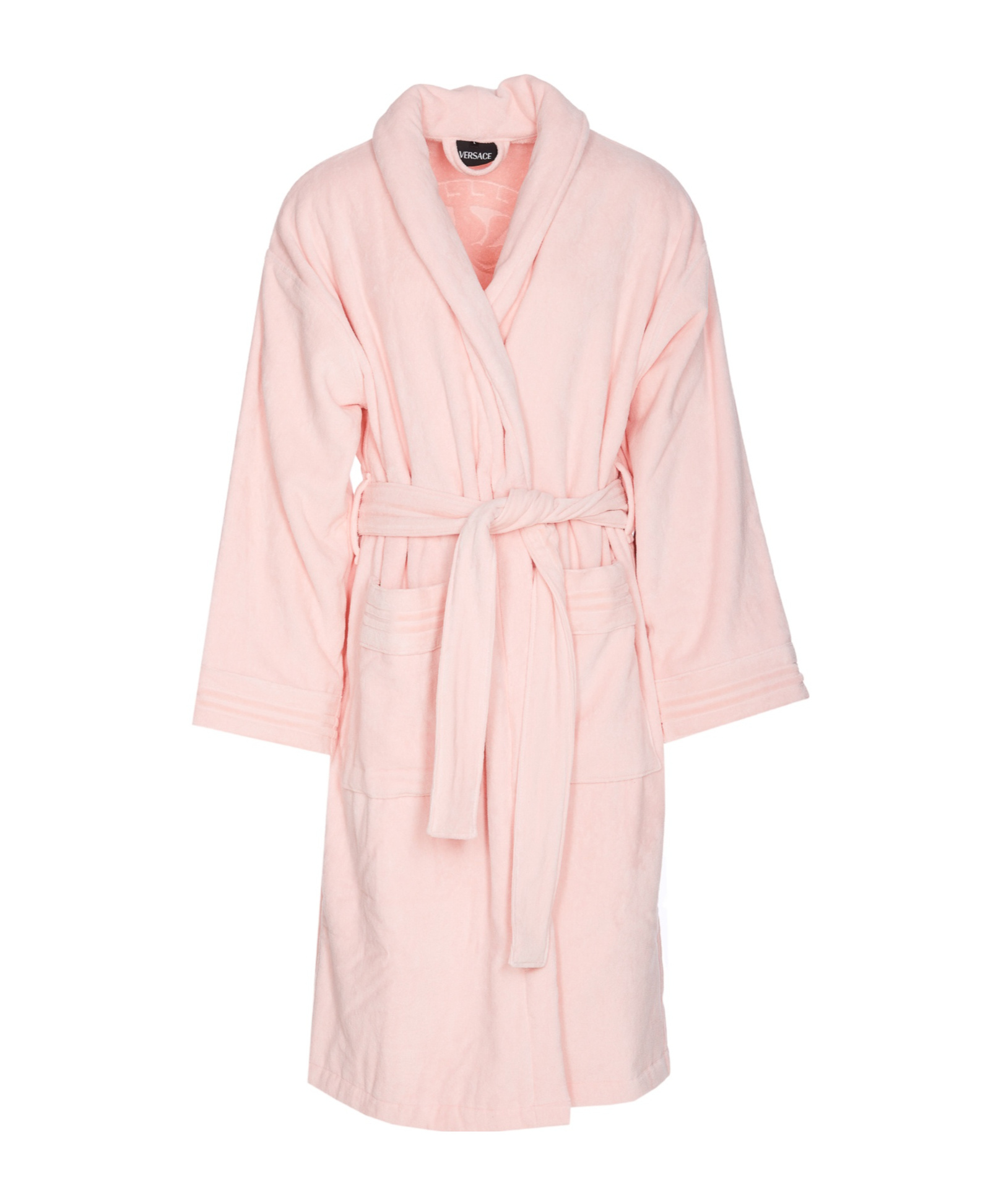 Versace La Medusa Bathrobe In Pink