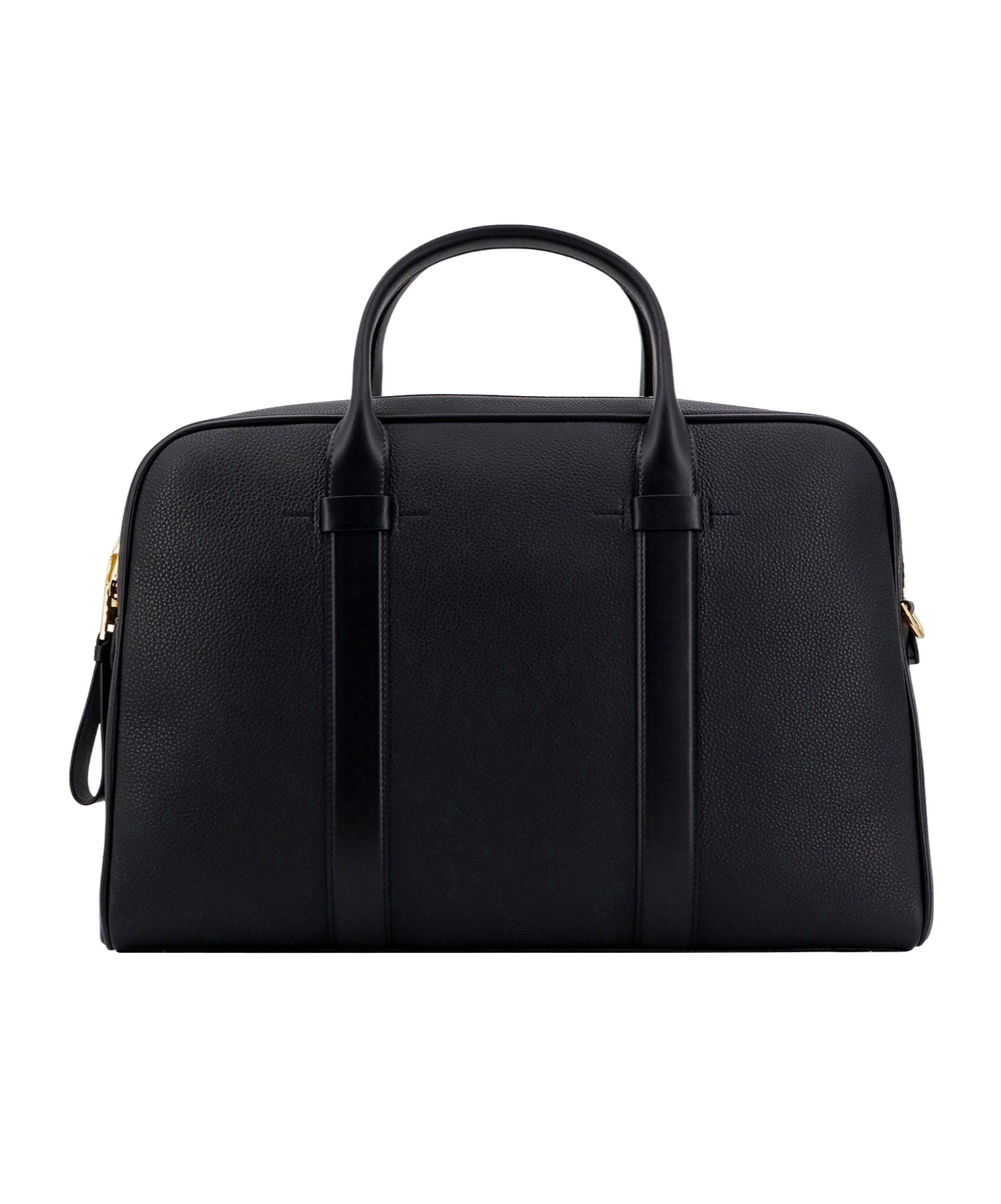 Tom Ford Zipped Leather Briefcase In Black