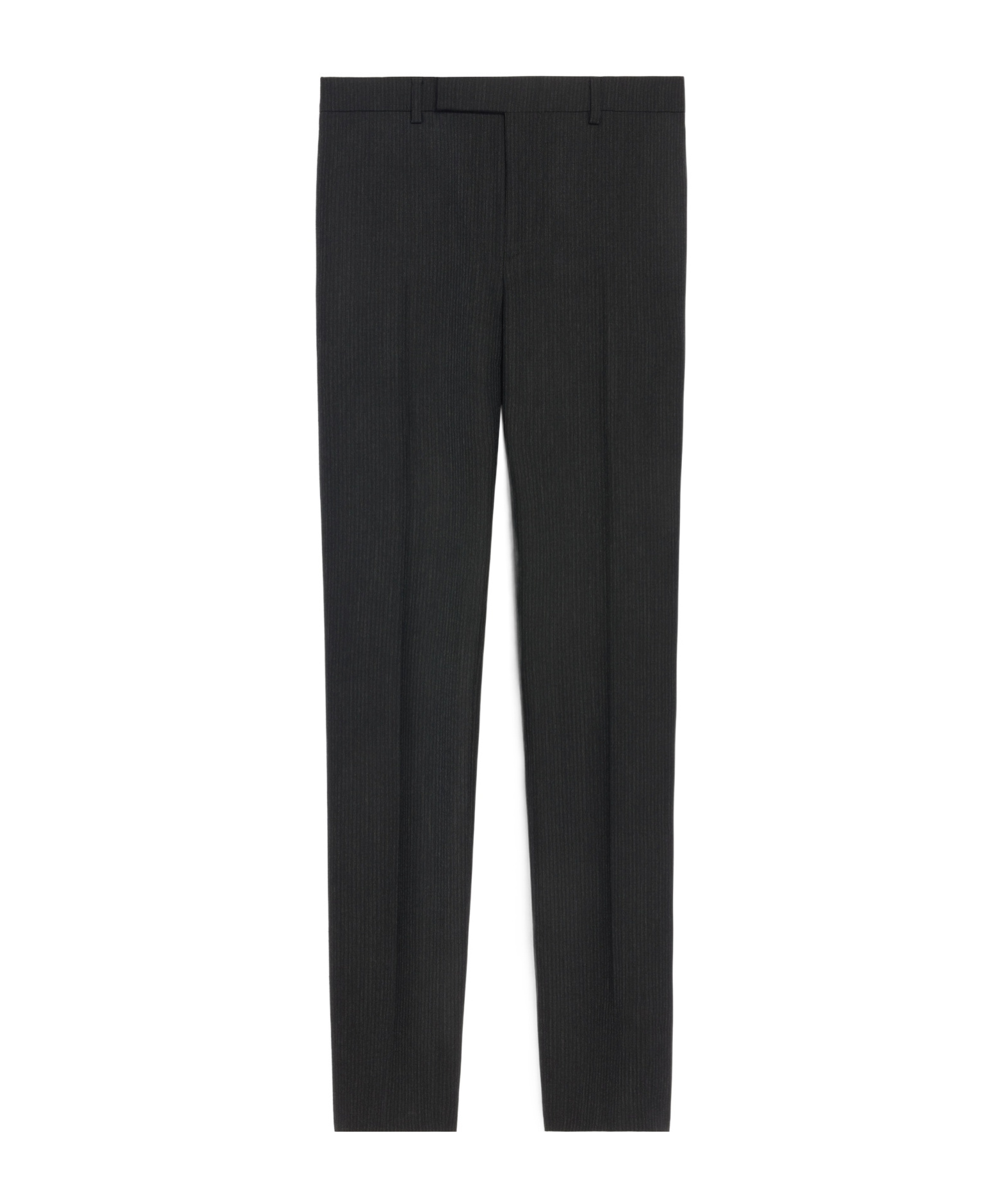 Celine Belt Loop Wool Casual Pants In Black