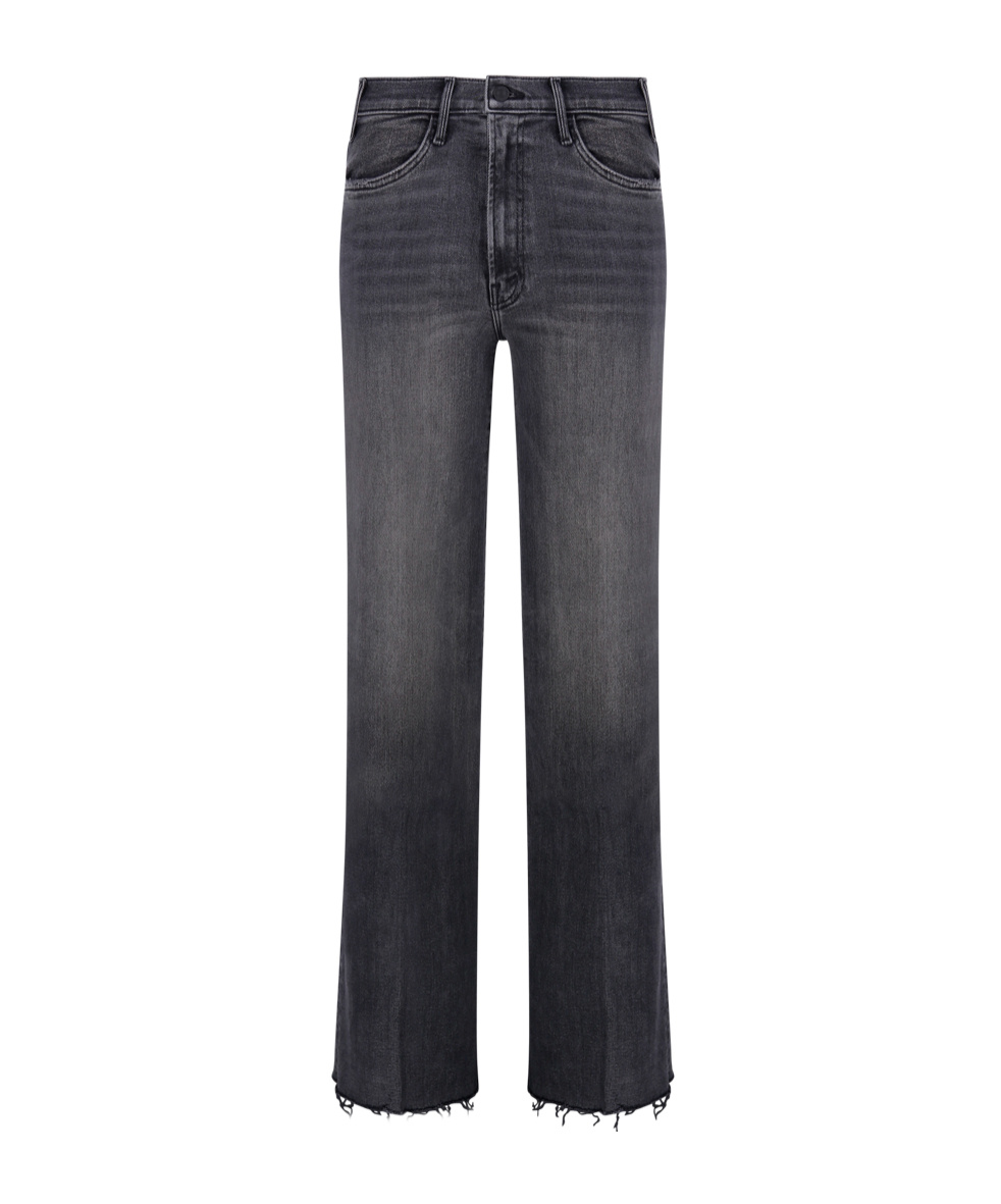 Mother Wide-leg Jeans In Black