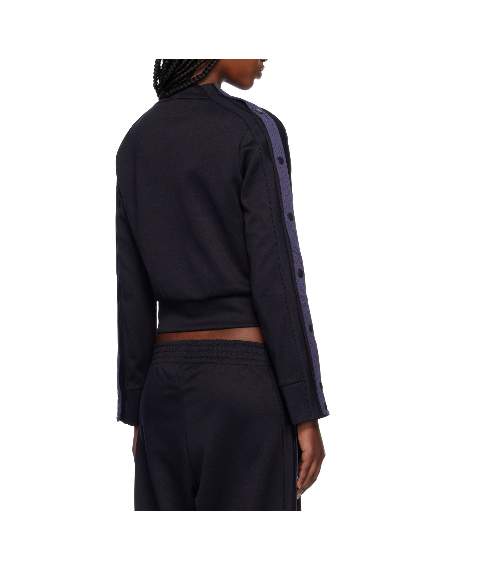 Vaquera Navy Snap Track Jacket