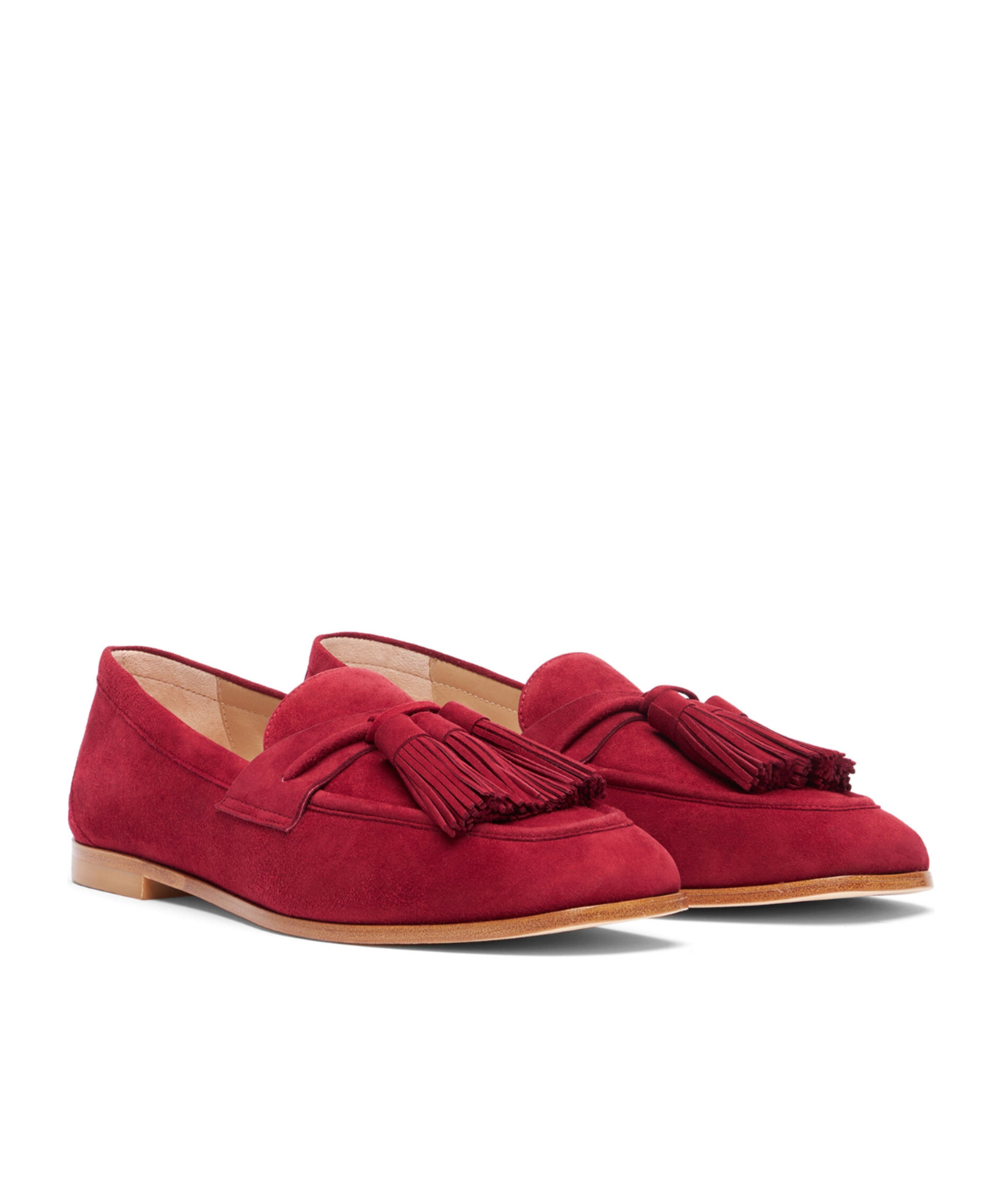 Stuart Weitzman Lindi Loafers In Red