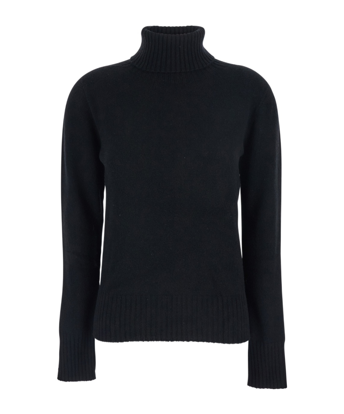 Mauro Grifoni Ribbed Turtleneck Sweater In Black