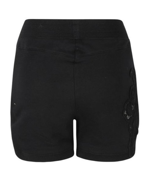 Ermanno Scervino Ribbed Waist Shorts In Black