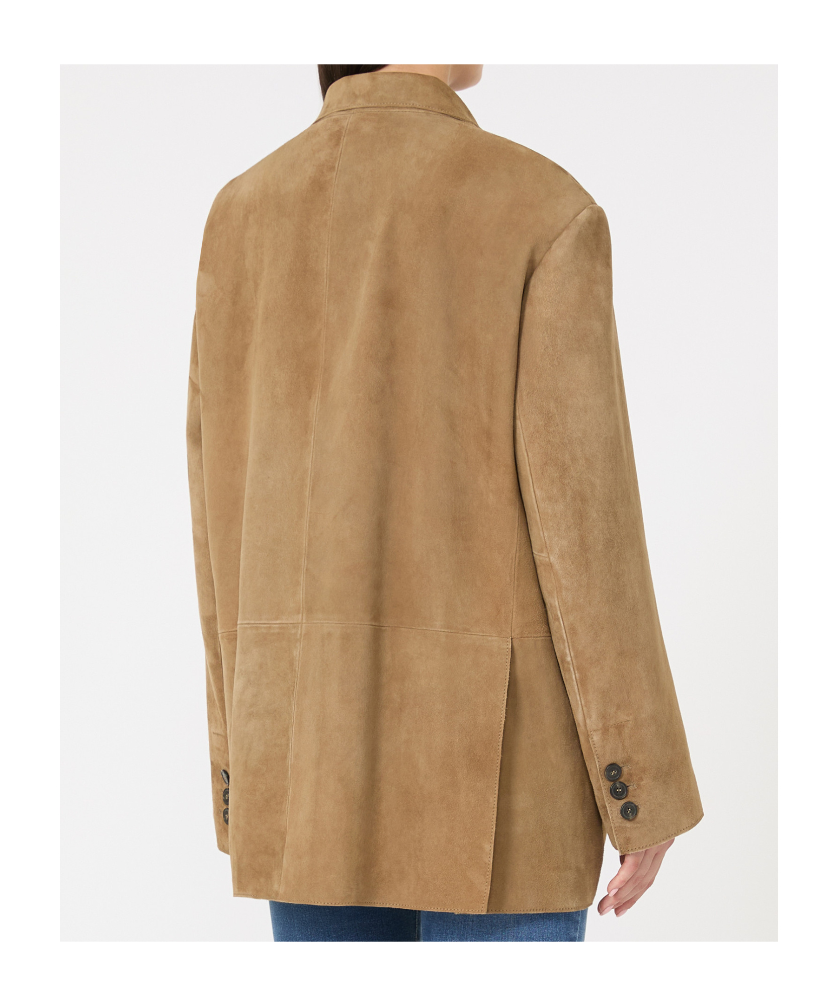 Weekend Max Mara Suede Single-breasted Blazer