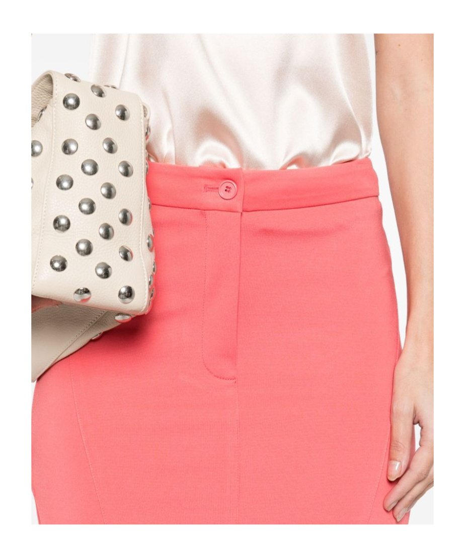 Pinko Panelled Midi Skirt In Pink