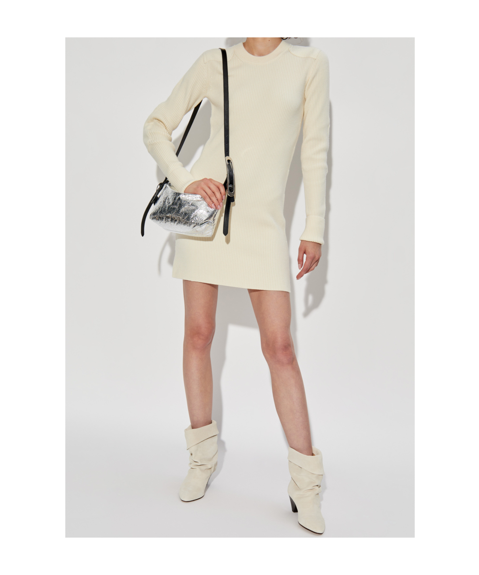 Shop Isabel Marant Étoile Garner Dress In Nude