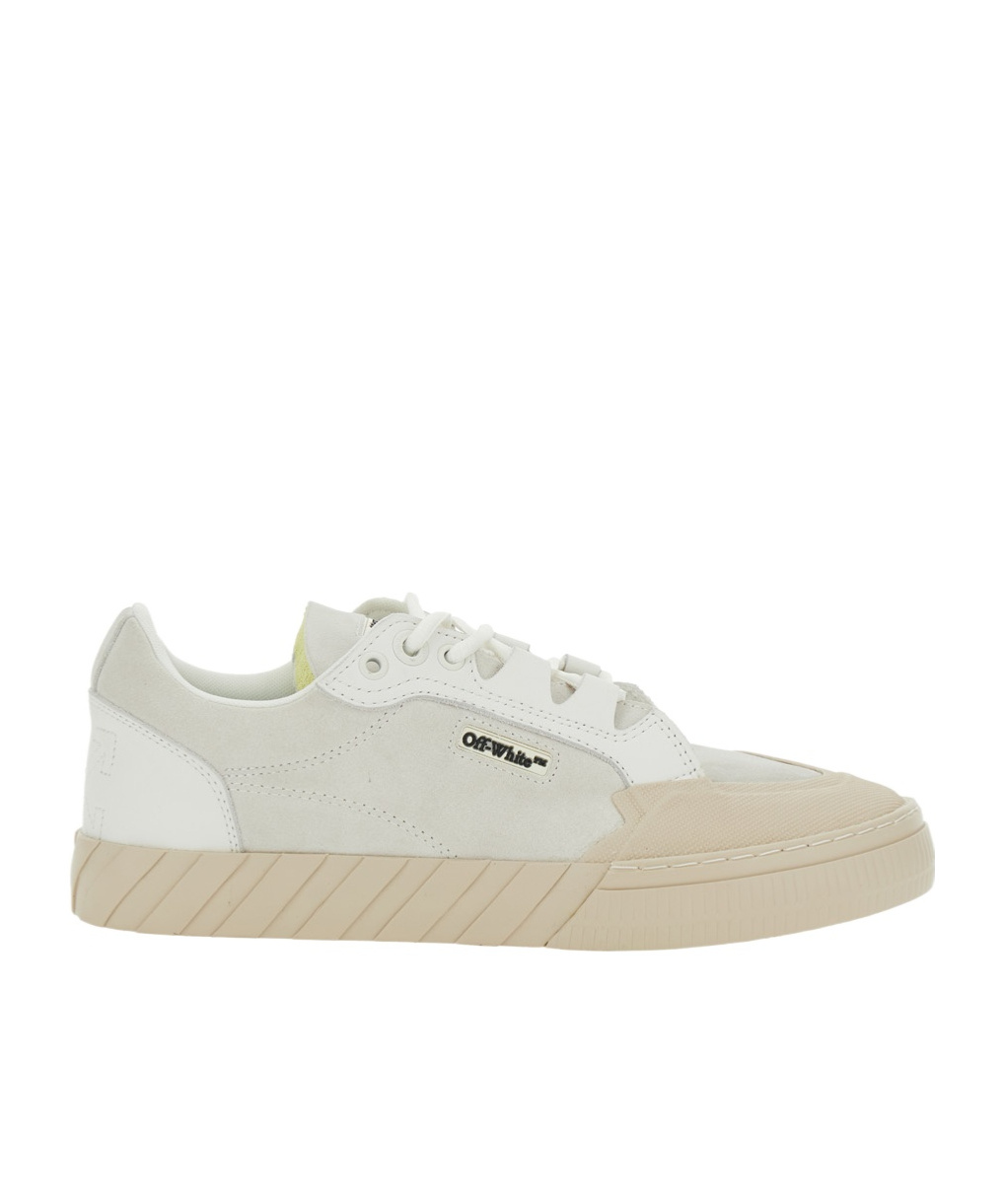 Off-white 'vulcanized 799' White Sneakers With Logo Patch On Tongue And Side In White