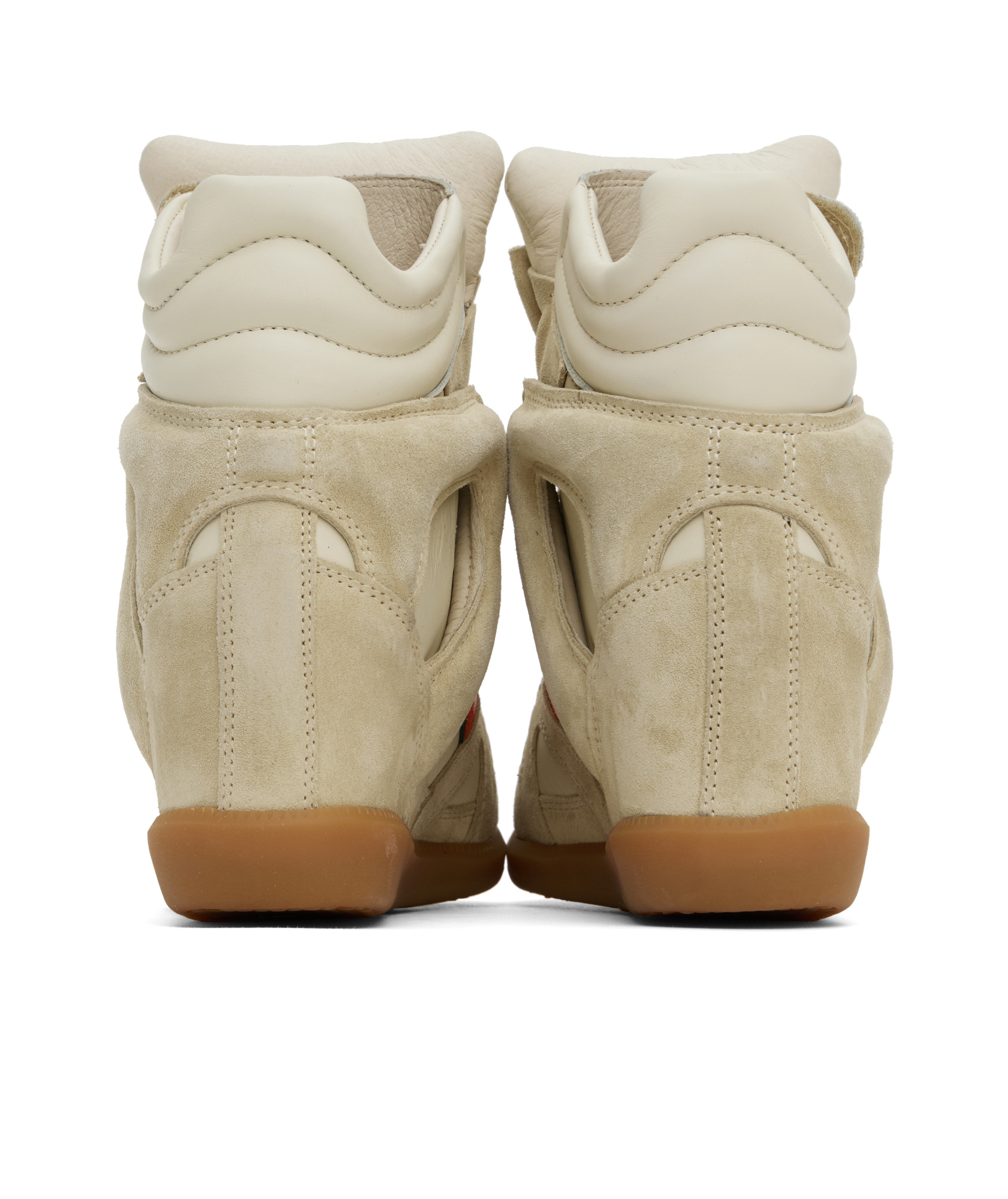 Isabel Marant Bekett High Top Sneakers In Nude