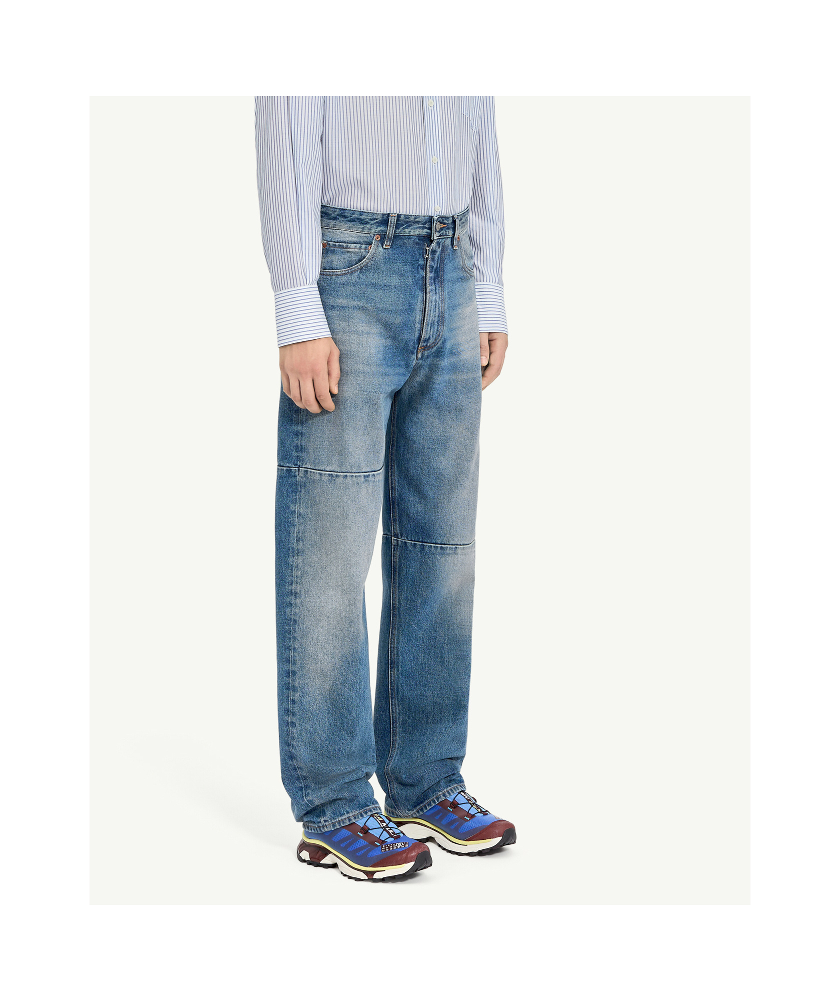 Mm6 Maison Margiela Five-pocket Jeans In Blue