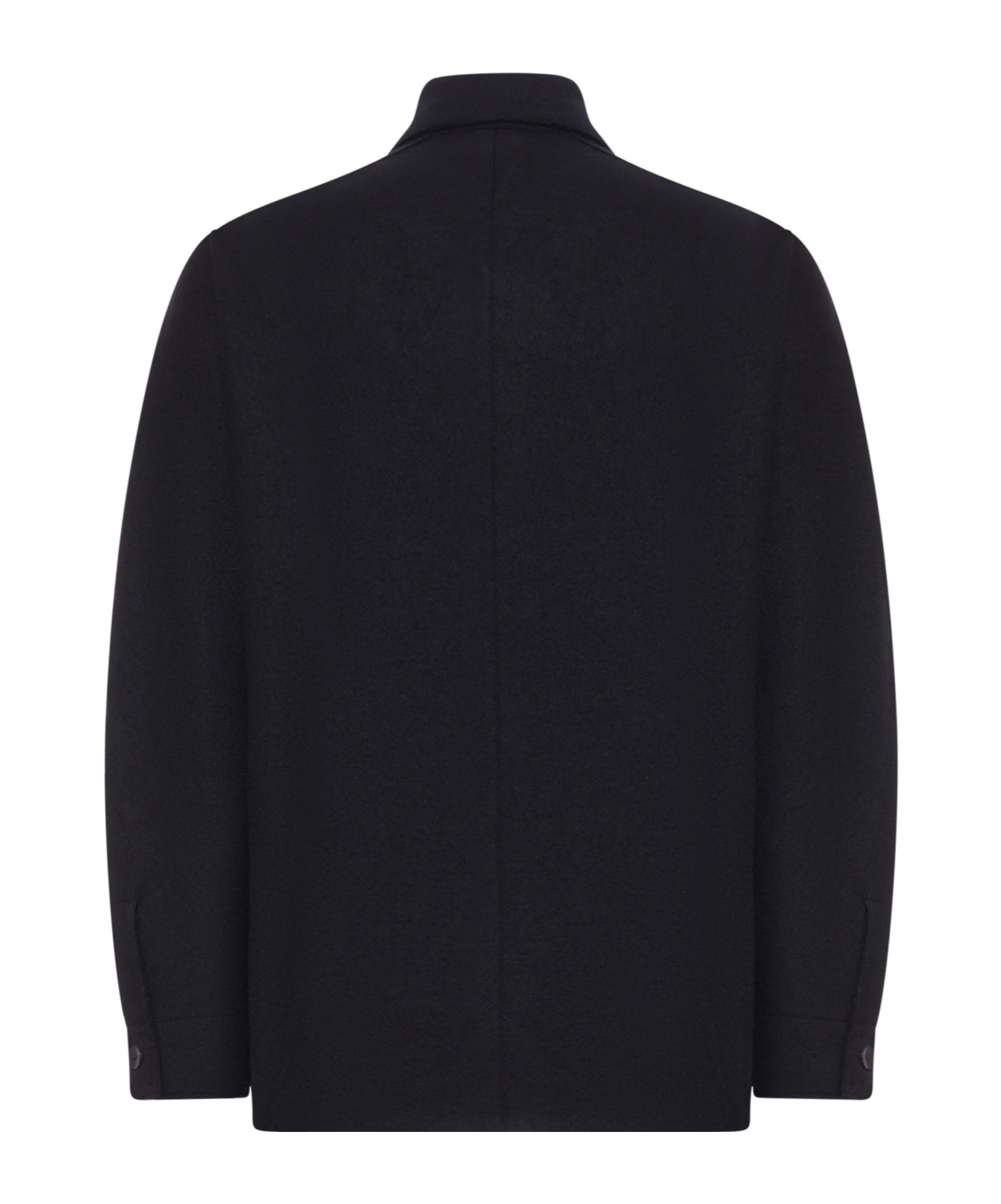 Transit Virgin Wool Shirt Jacket In Black