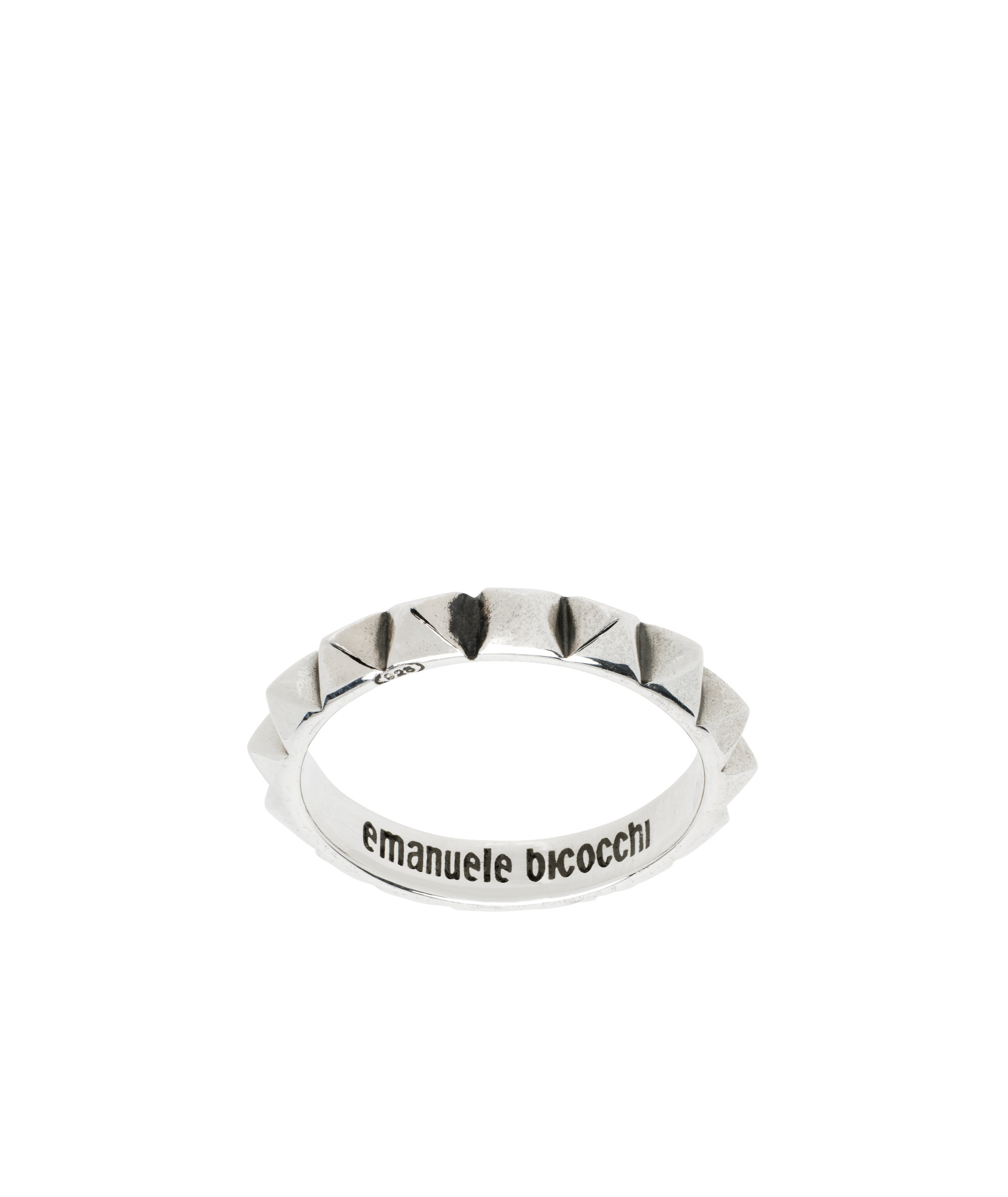 Emanuele Bicocchi Pyramid Ring In White