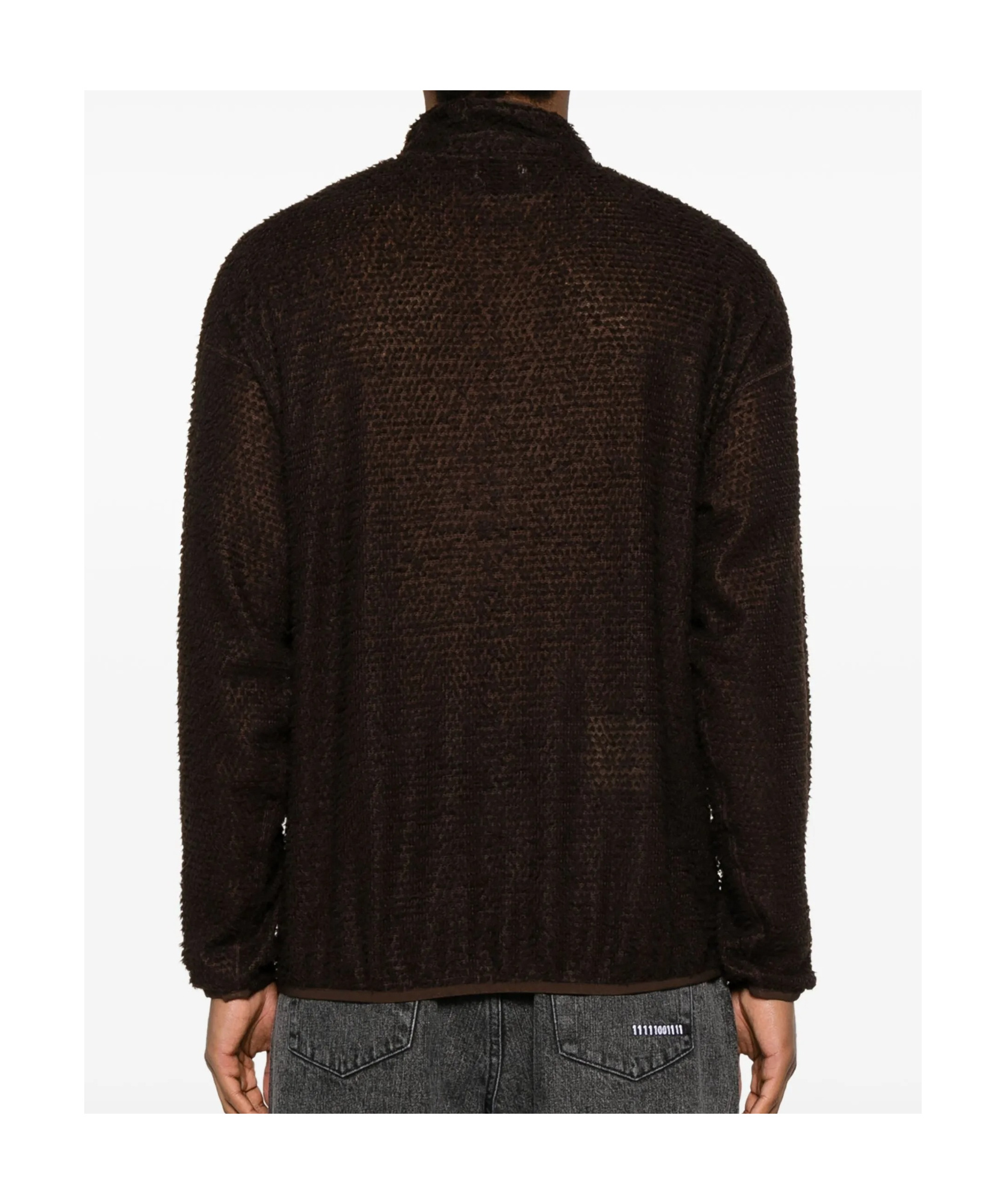 Roa Alpha Direct Half Zip Sweater In Brown