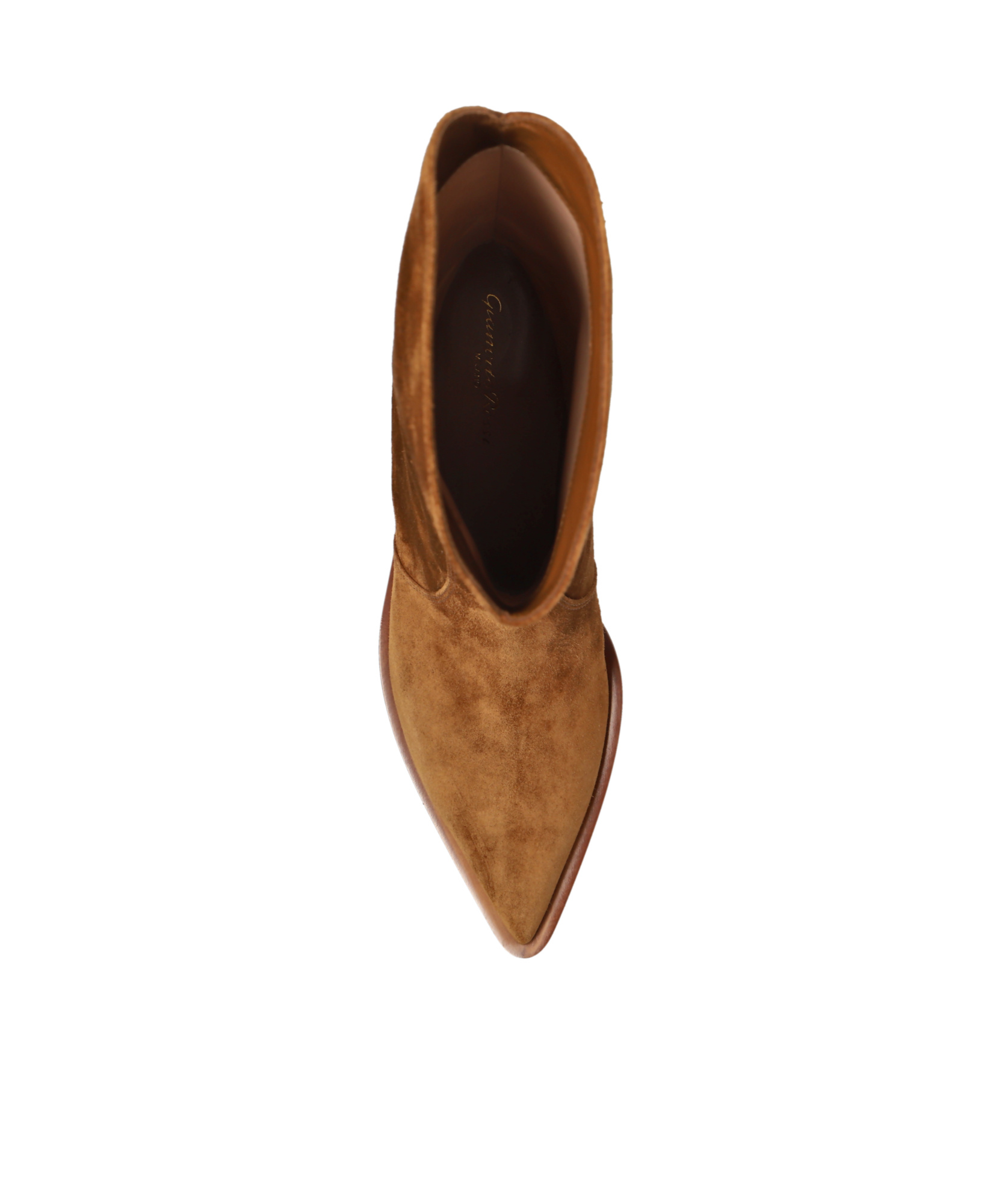 GIANVITO ROSSI SUEDE WESTERN BOOTS
