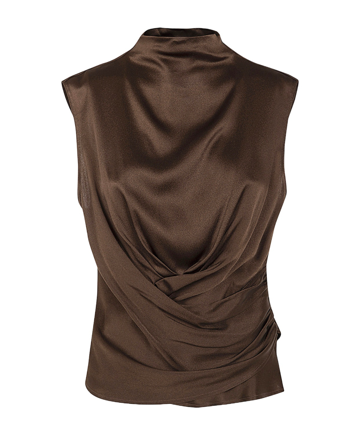 SEMICOUTURE SATIN BLOUSE 