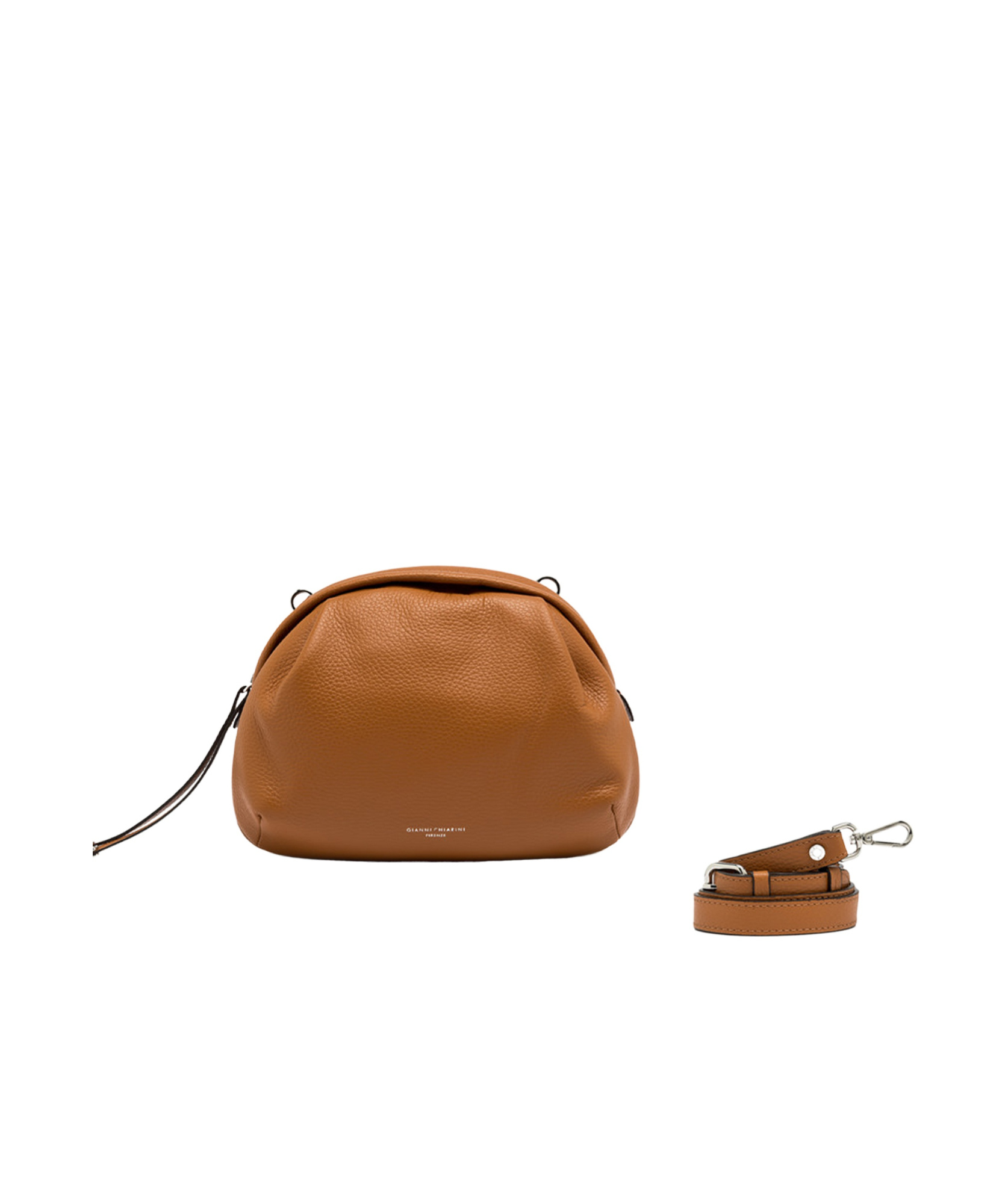 Gianni Chiarini Emanuela Cross-body Bag Adjustable Strap In Orange