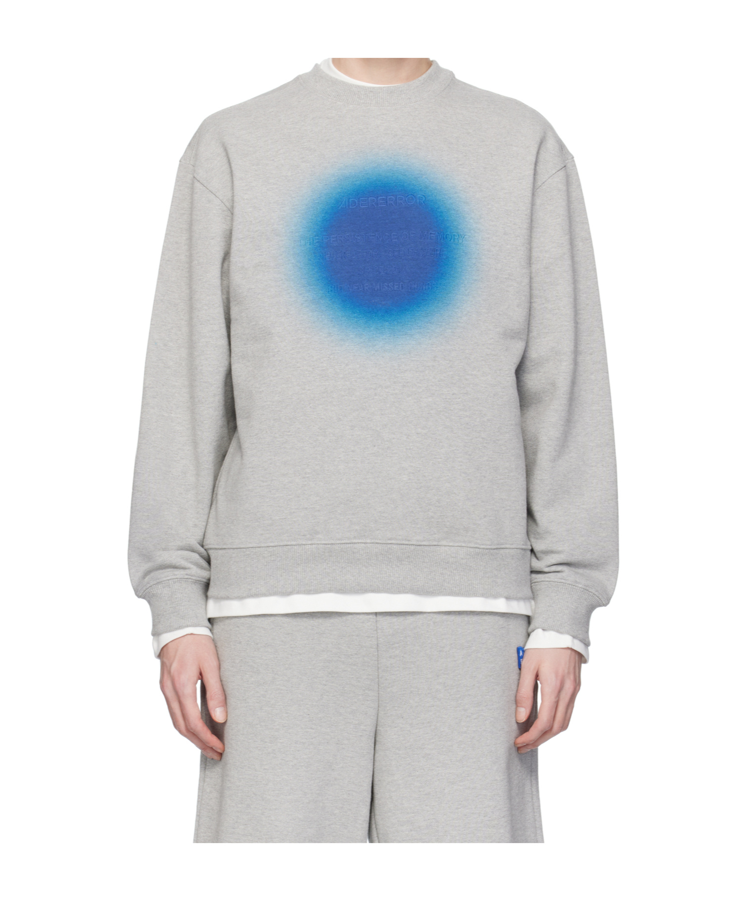 Shop Ader Error Long Sleeve Sweatshirt In White